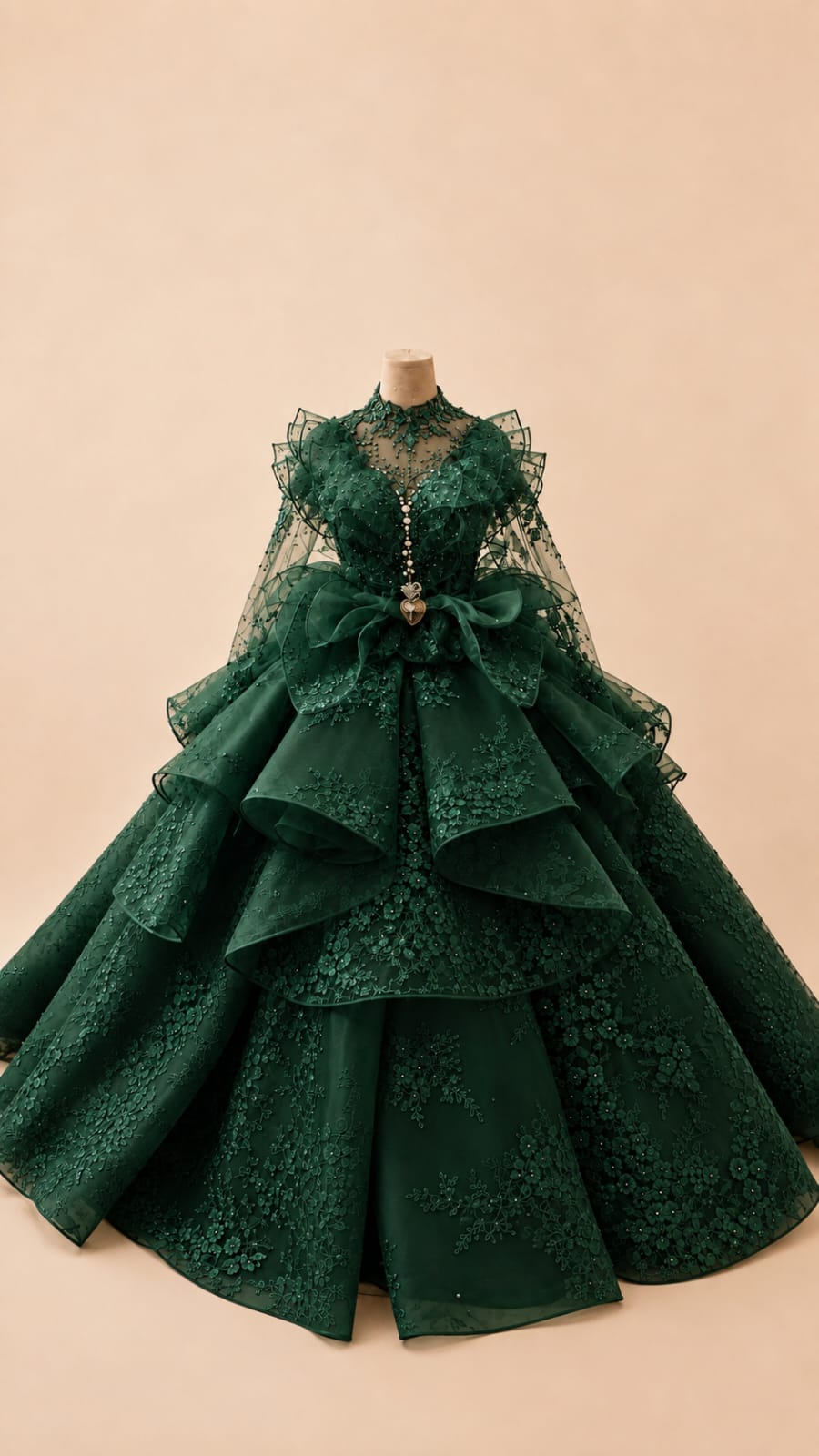 Premium Wedding Gown | Full Japanese Sequins |By Lunaria Couture
