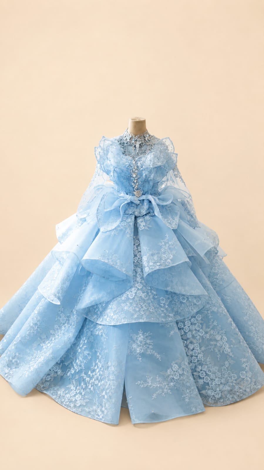 Premium Wedding Gown | Full Japanese Sequins |By Lunaria Couture