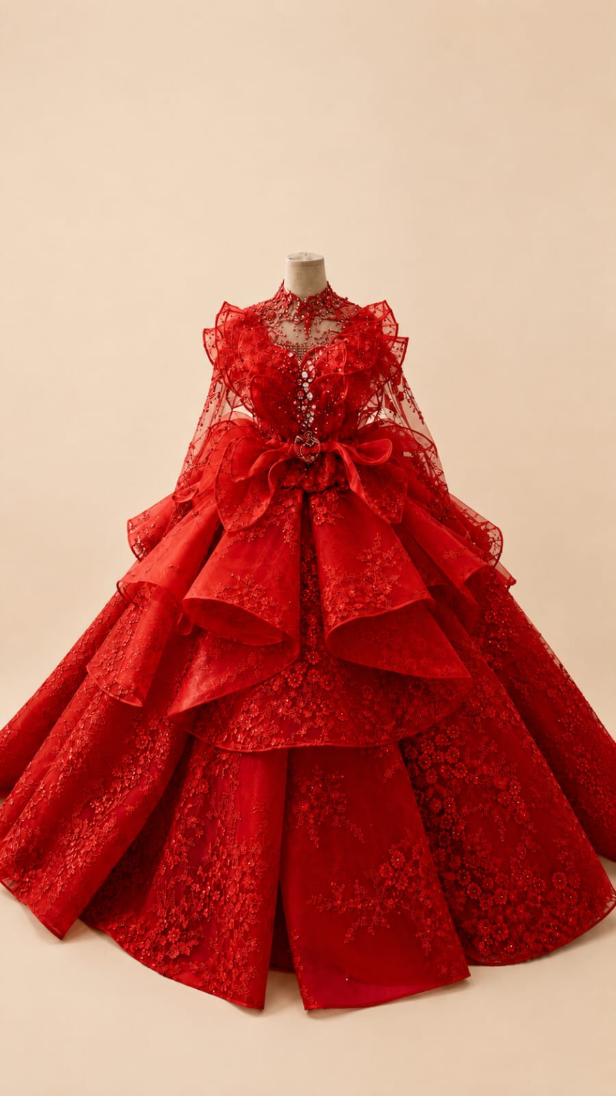 Premium Wedding Gown | Full Japanese Sequins |By Lunaria Couture