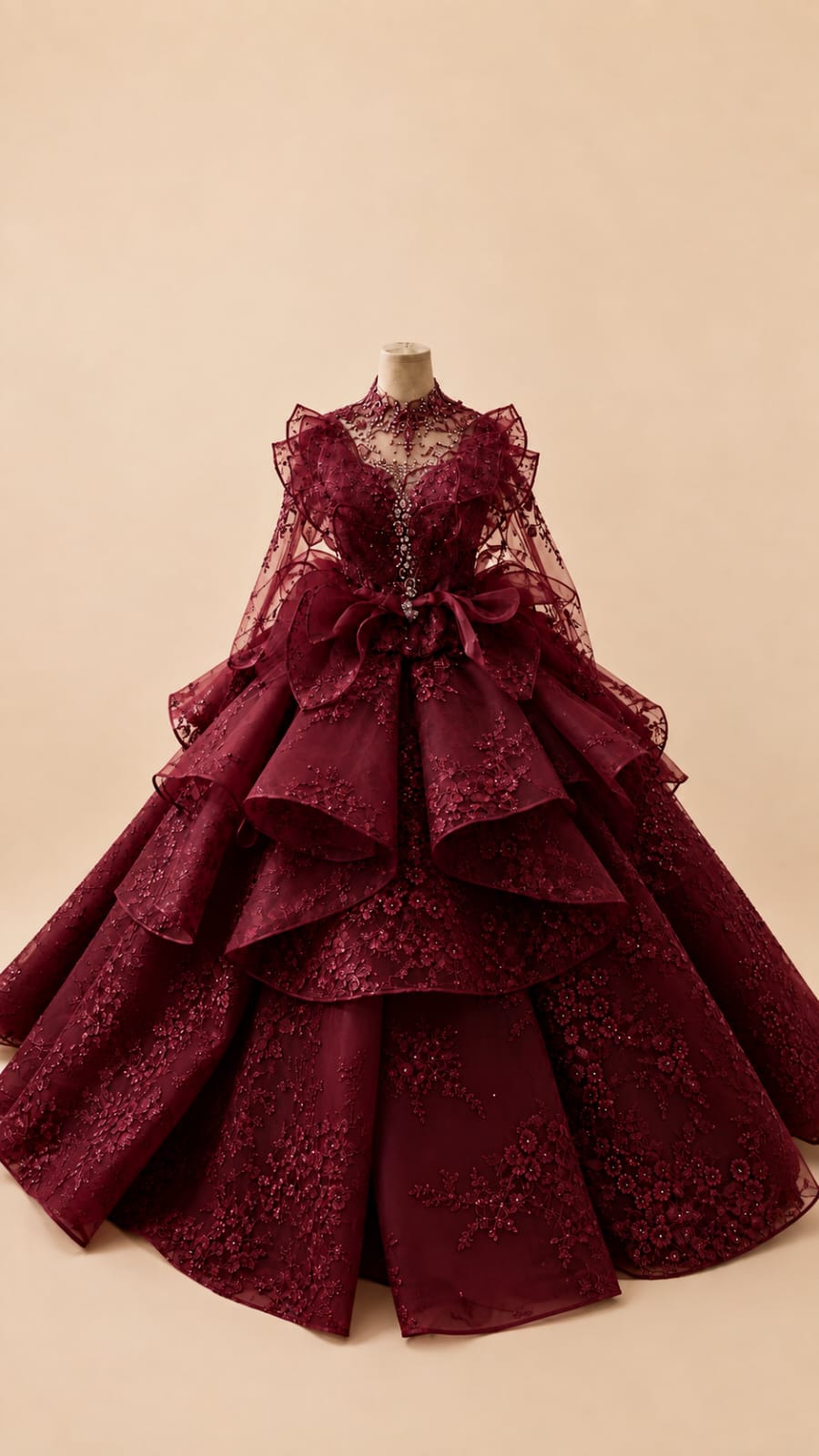 Premium Wedding Gown | Full Japanese Sequins |By Lunaria Couture