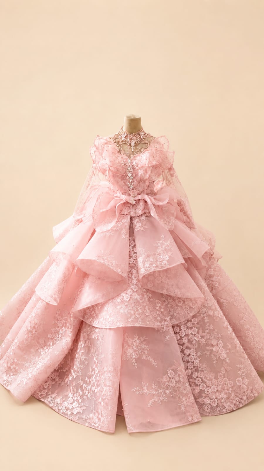 Premium Wedding Gown | Full Japanese Sequins |By Lunaria Couture