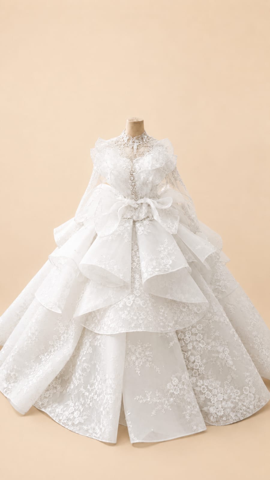 Premium Wedding Gown | Full Japanese Sequins |By Lunaria Couture