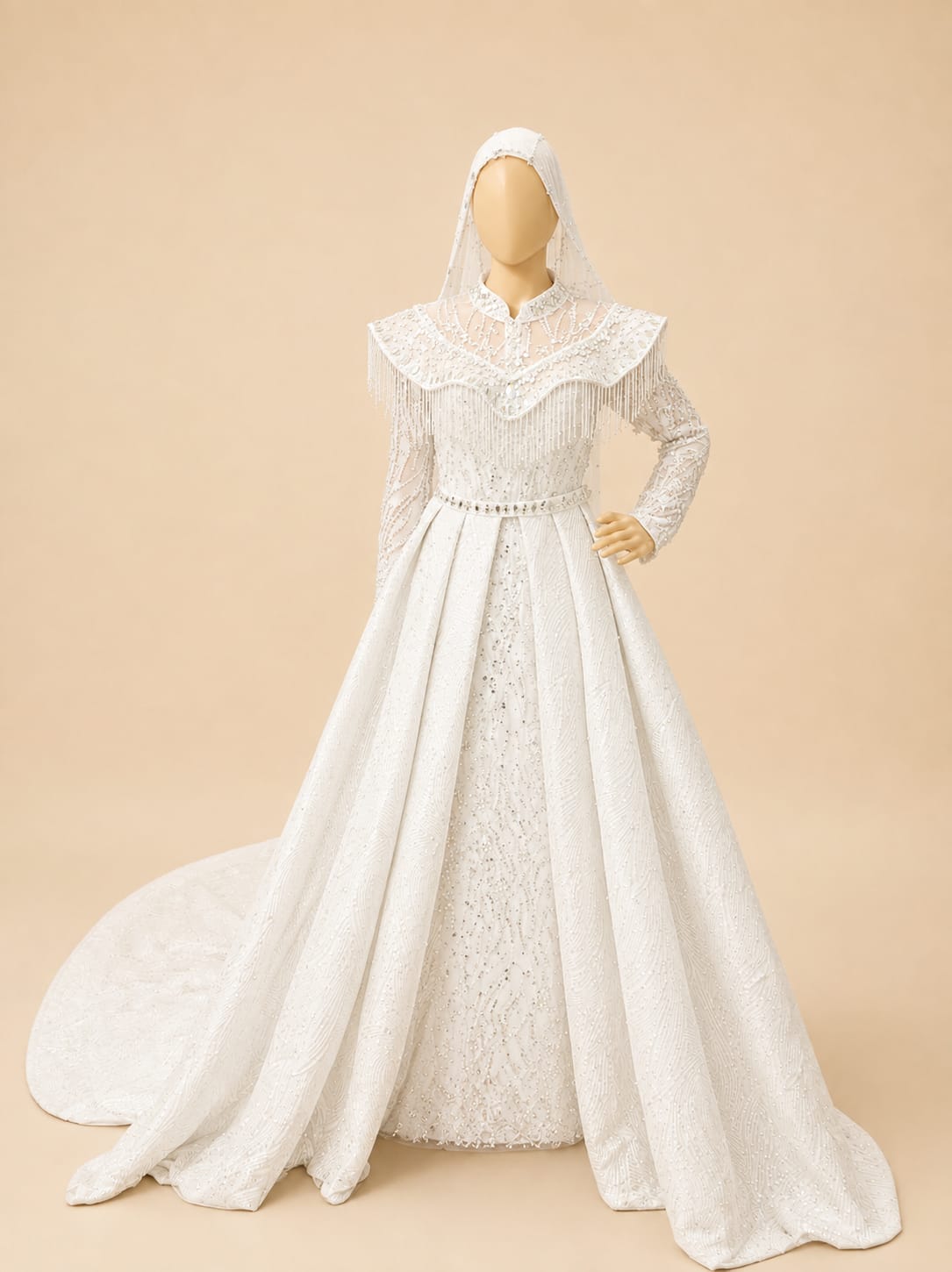 Japanese Sequin Bridal Gown |By Lunaria Couture