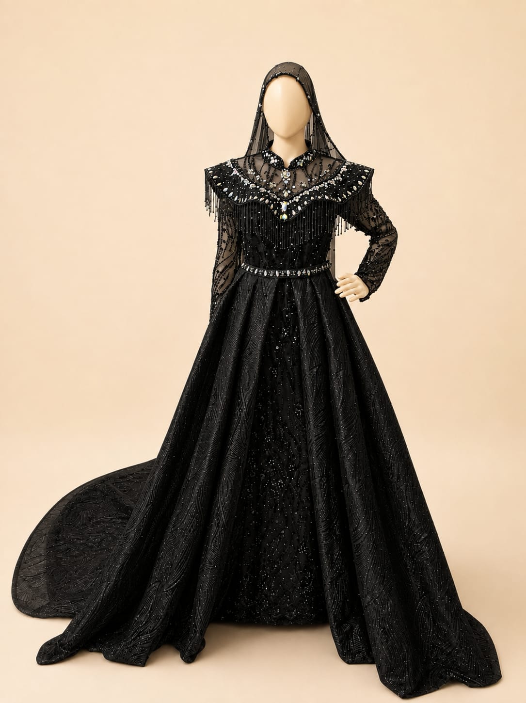 Japanese Sequin Bridal Gown |By Lunaria Couture