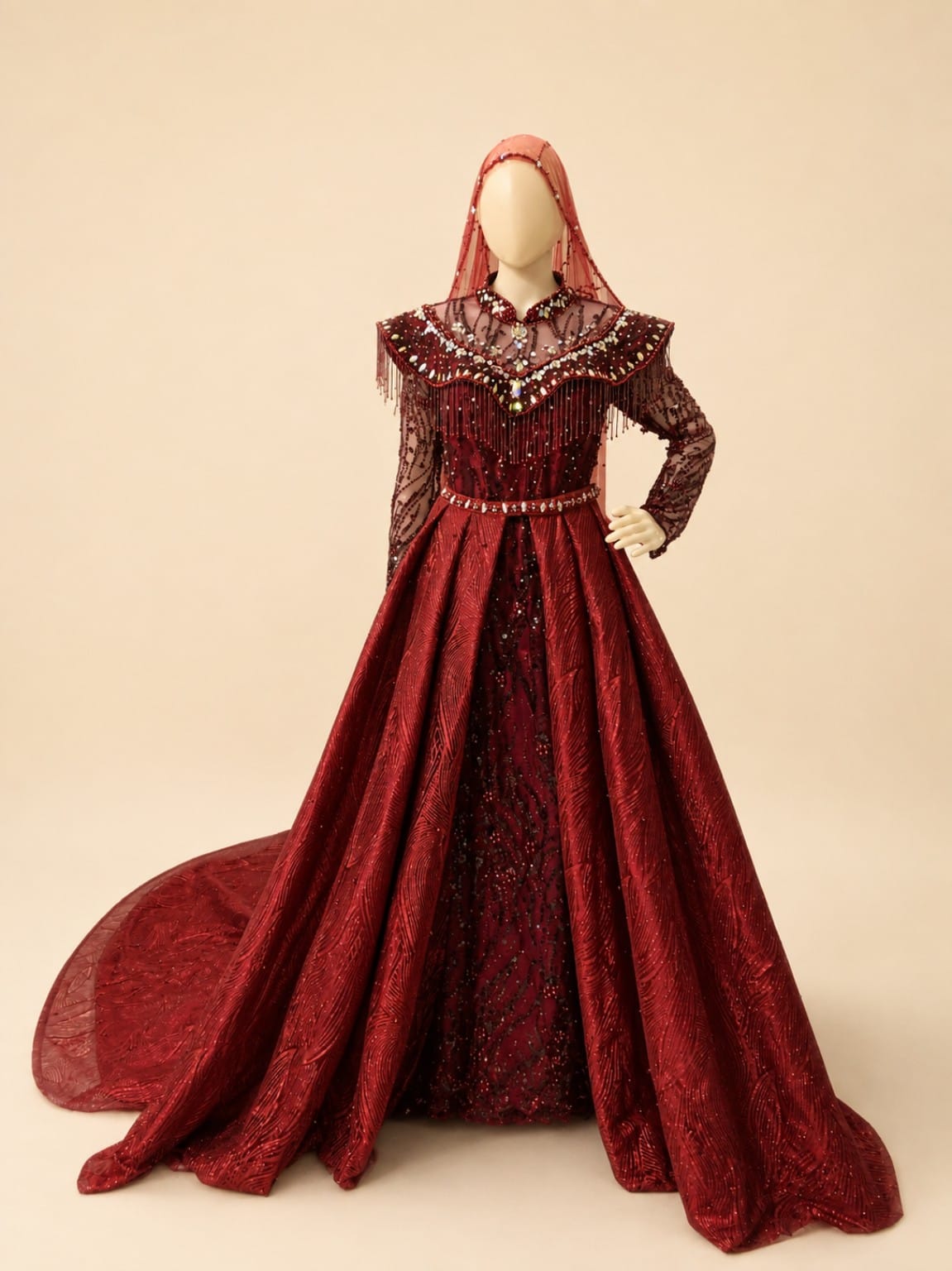 Japanese Sequin Bridal Gown |By Lunaria Couture