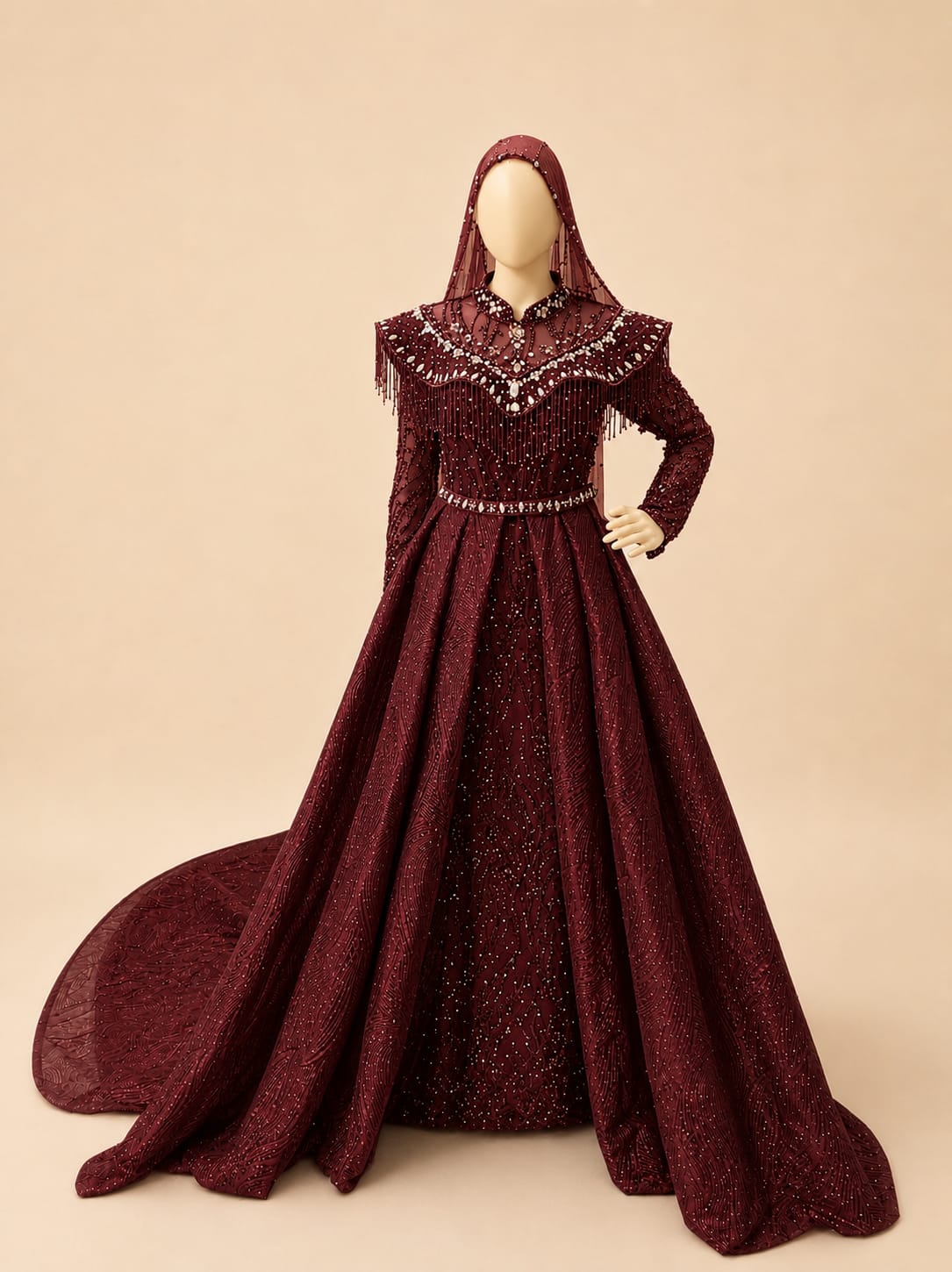 Japanese Sequin Bridal Gown |By Lunaria Couture