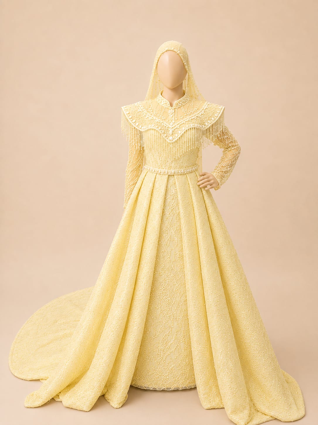 Japanese Sequin Bridal Gown |By Lunaria Couture