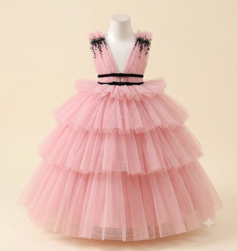 Premium Girls’ Party Dress – Elegant, Luxurious & Comfortable | By Lunaria Couture