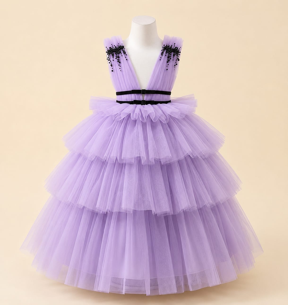 Premium Girls’ Party Dress – Elegant, Luxurious & Comfortable | By Lunaria Couture
