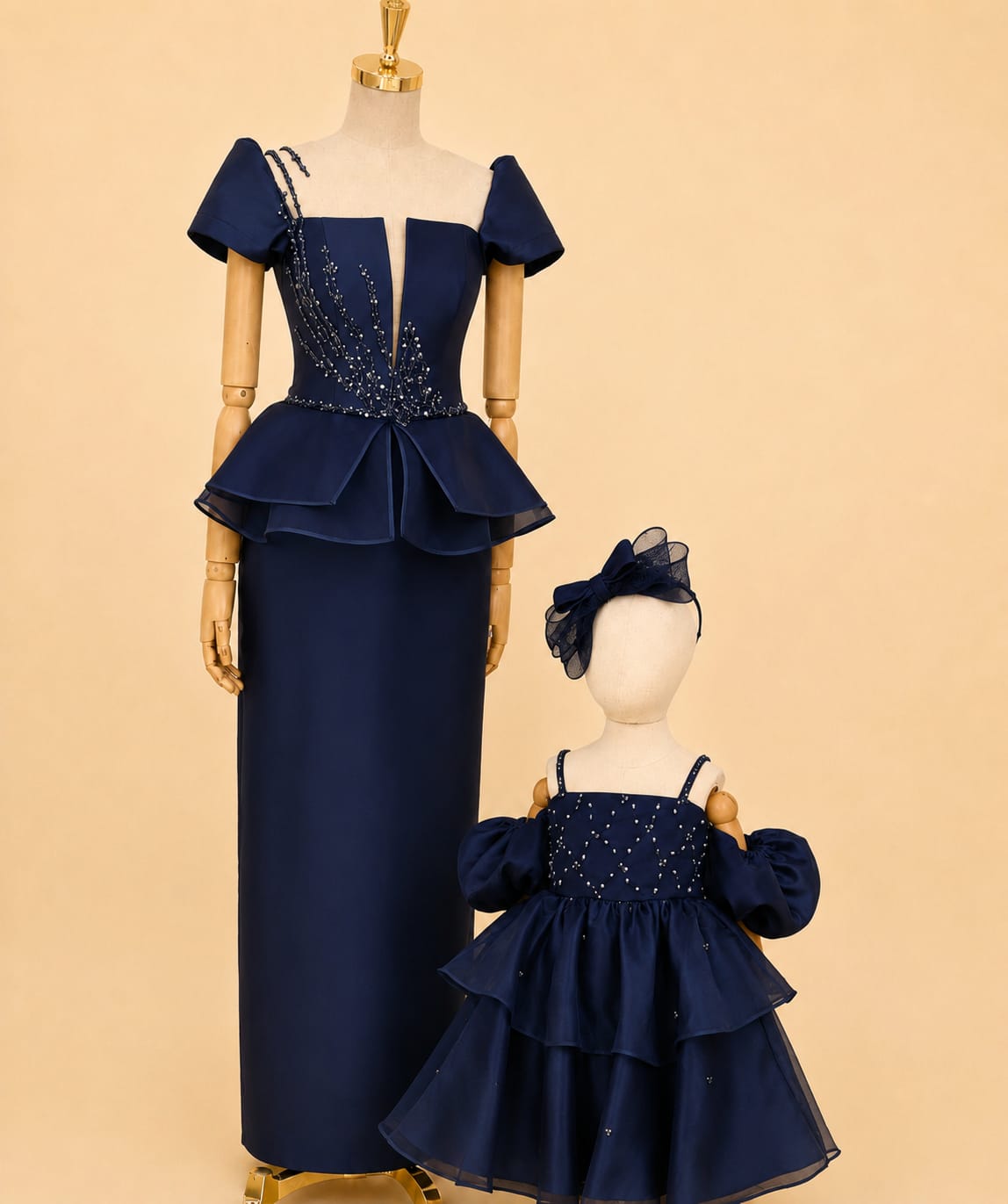 Elegant Girls’ Party Dress – Perfect for Mother & Daughter Matching |By Lunaria Couture