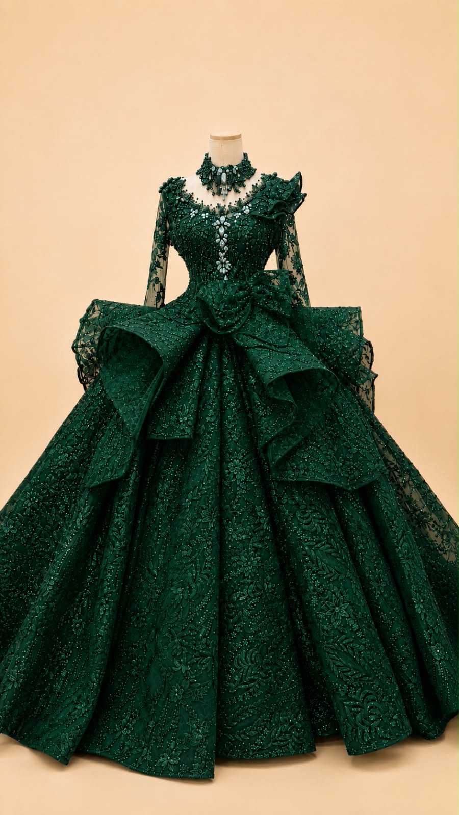 Japanese Full-Sequin Wedding Gown | Lunaria Couture