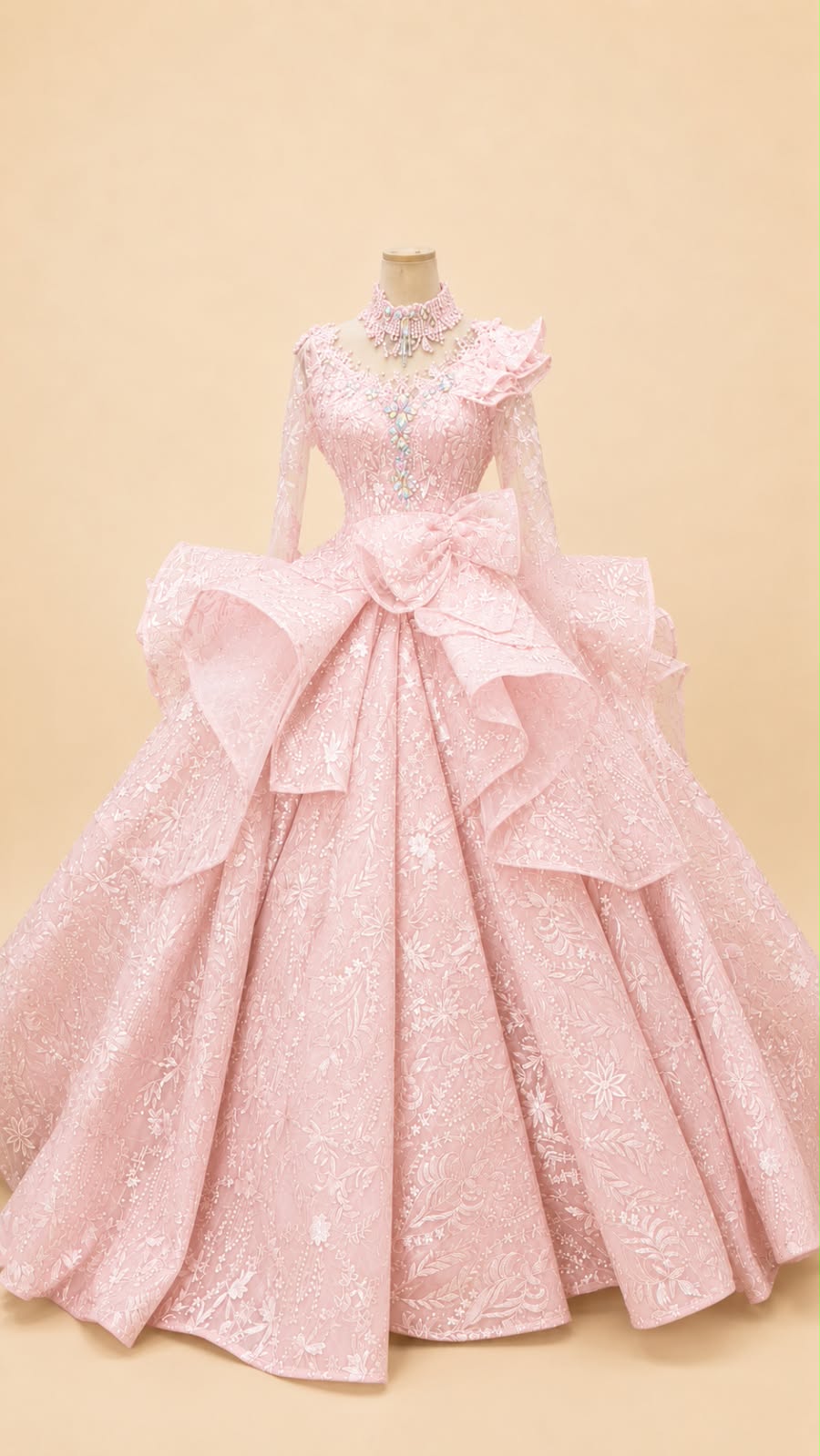Japanese Full-Sequin Wedding Gown | Lunaria Couture