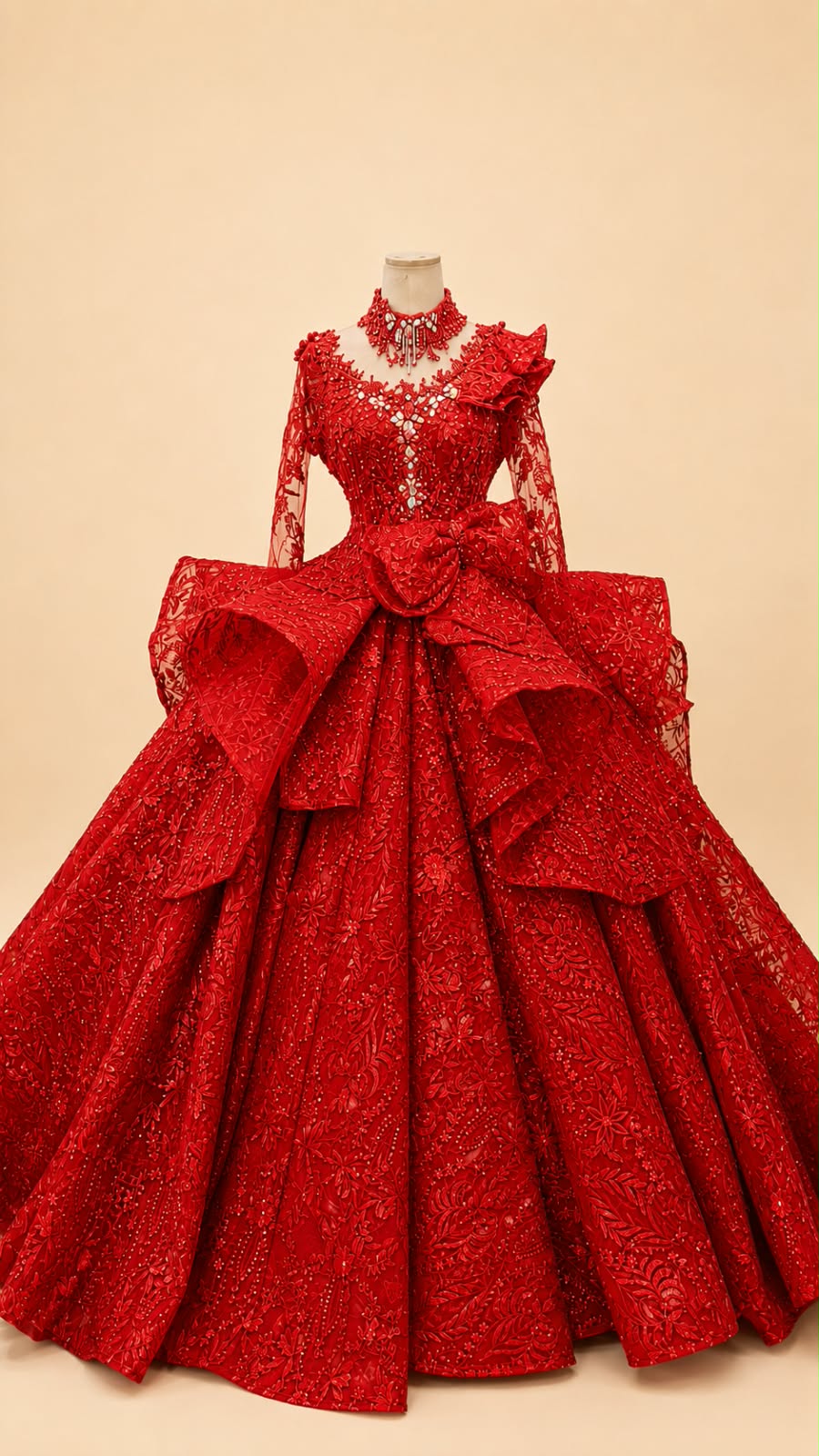 Japanese Full-Sequin Wedding Gown | Lunaria Couture