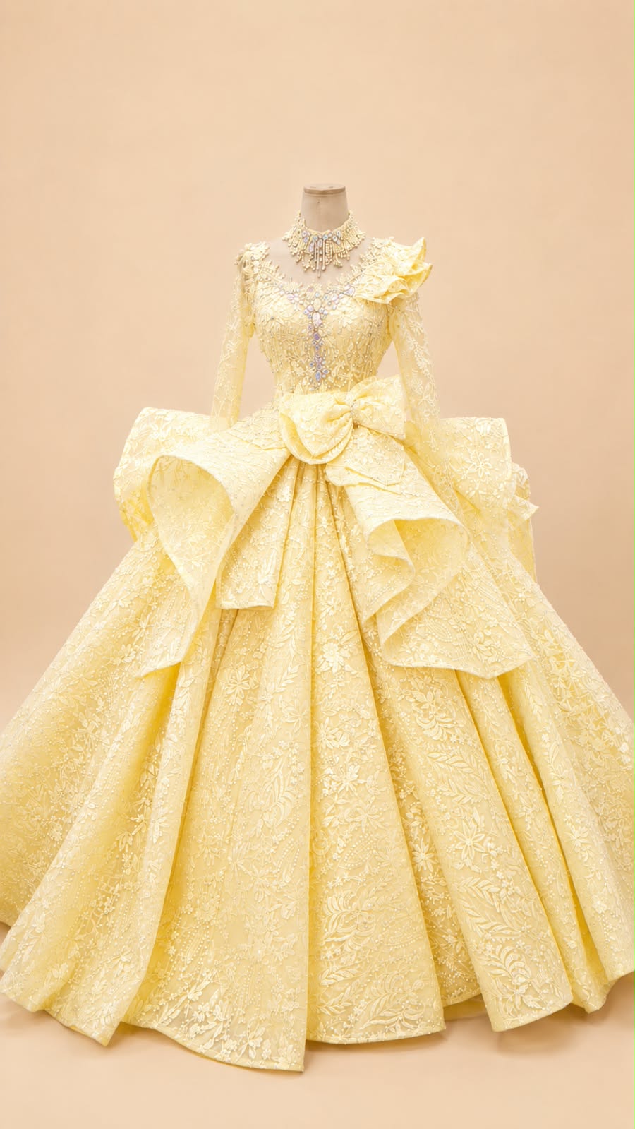 Japanese Full-Sequin Wedding Gown | Lunaria Couture