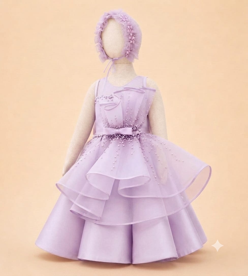 Premium Girls’ Party Dress |By Lunaria Couture