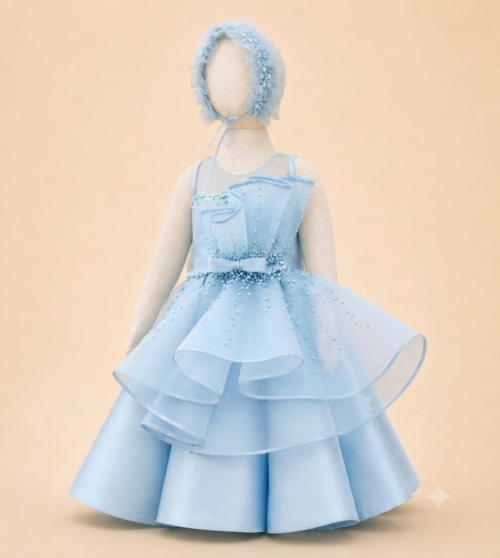 Premium Girls’ Party Dress |By Lunaria Couture