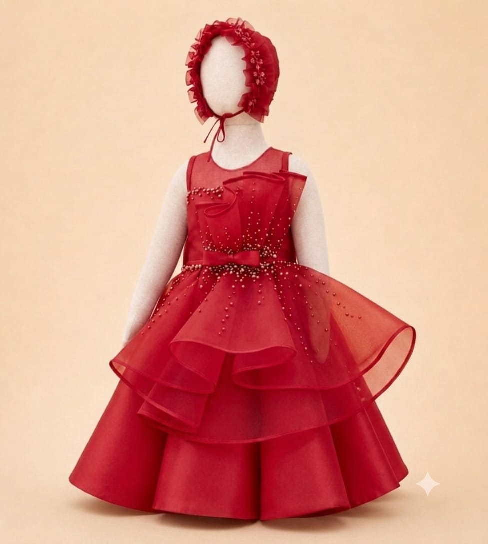 Premium Girls’ Party Dress |By Lunaria Couture