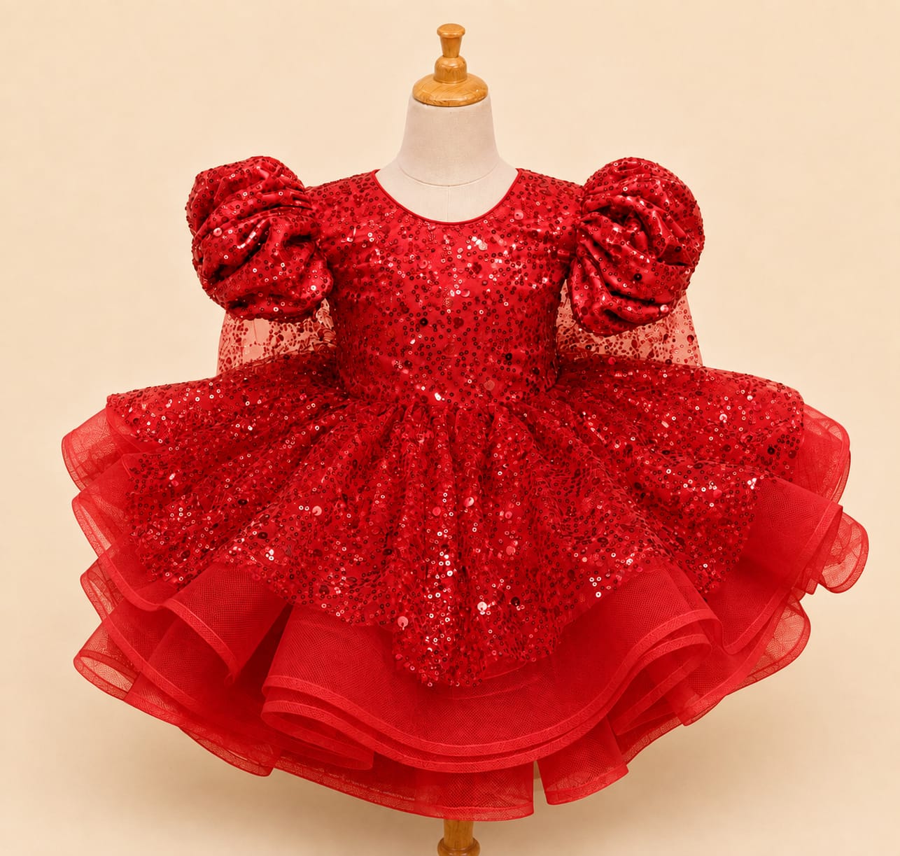 Luxury Sequin Princess Dress for Girls |By Lunaria Couture