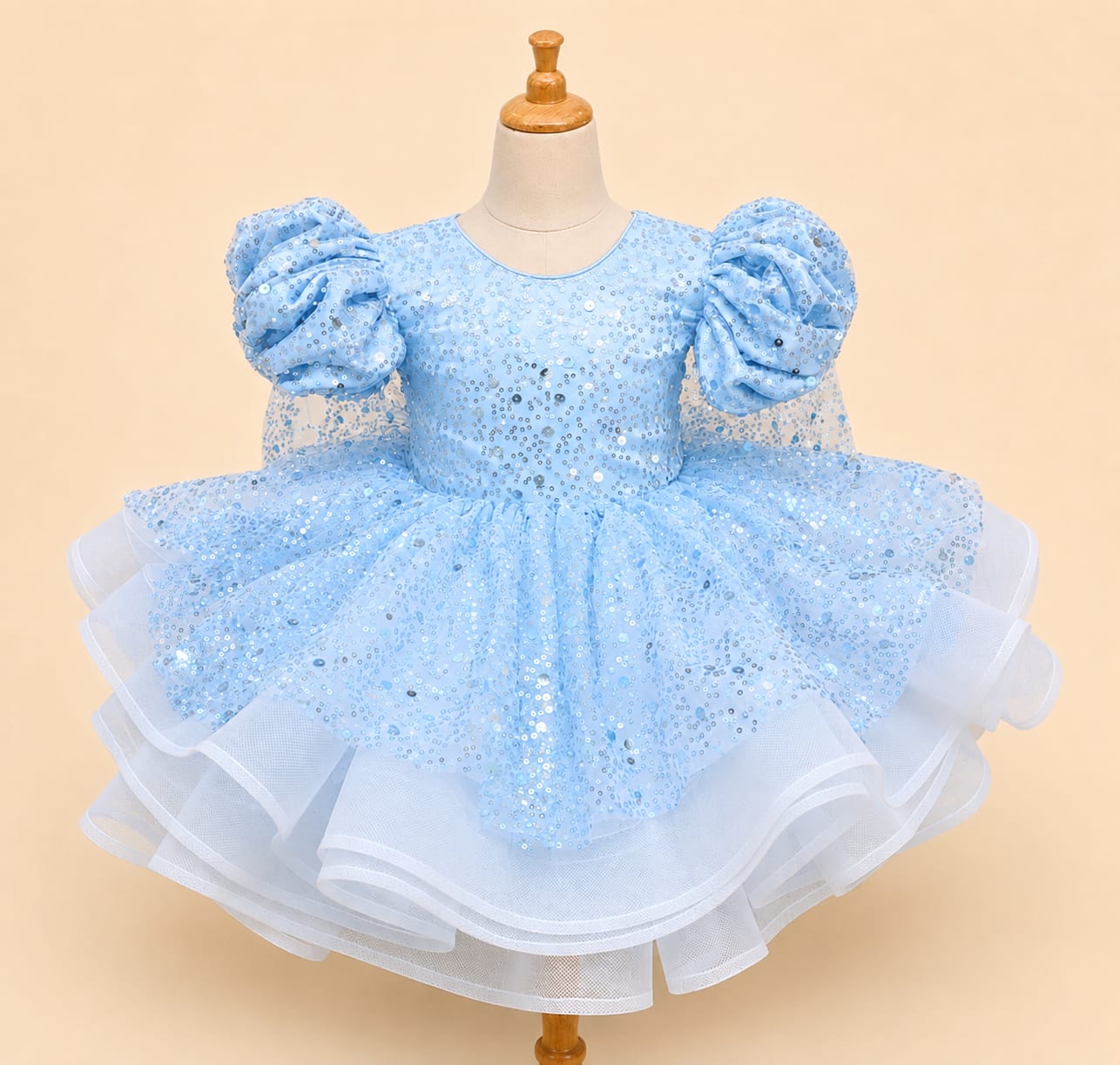 Luxury Sequin Princess Dress for Girls |By Lunaria Couture