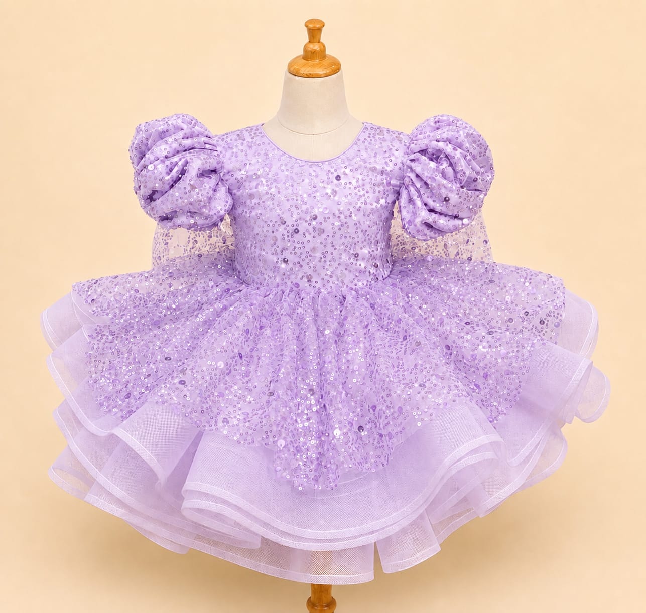 Luxury Sequin Princess Dress for Girls |By Lunaria Couture
