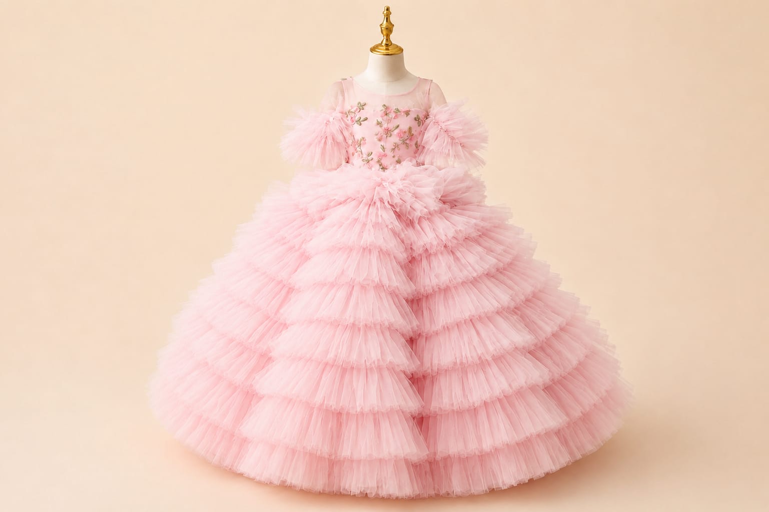 Premium Girls Party Dress | Luxury Princess Gown |By Lunaria Couture
