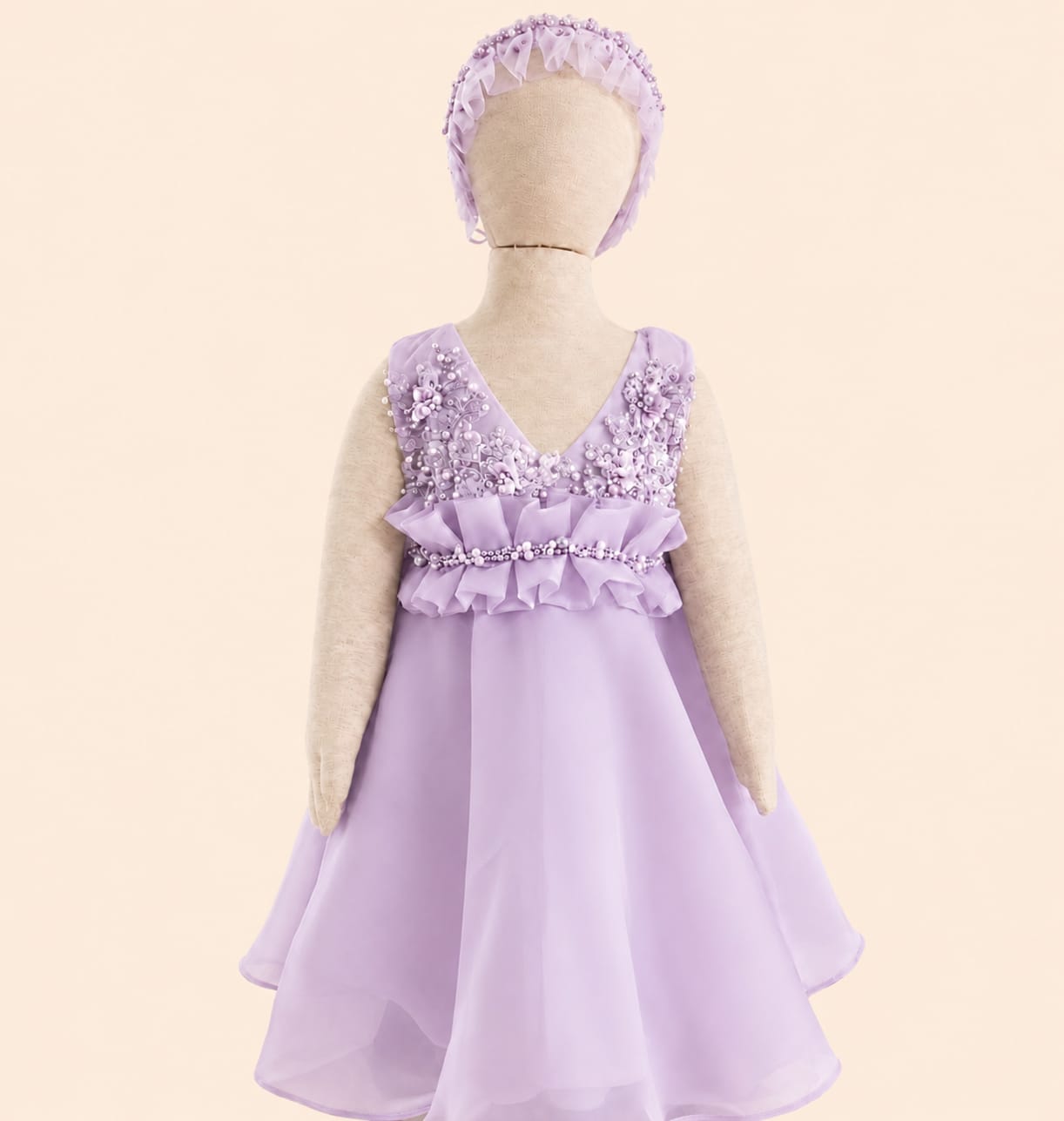 Premium Elegant Girls’ Dress |By Lunaria Couture