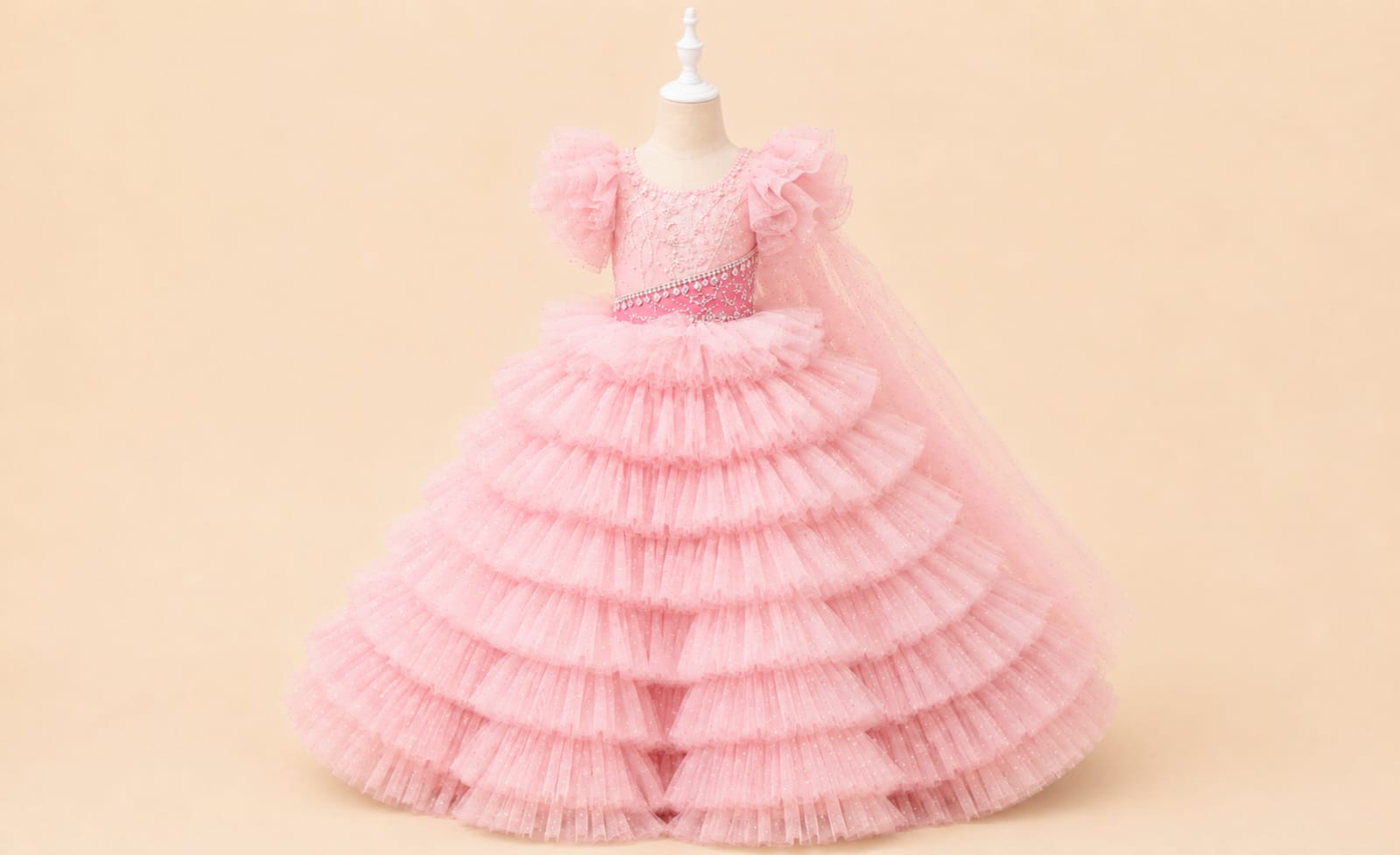 Premium Royal Princess Girls' Dress |By Lunaria Couture