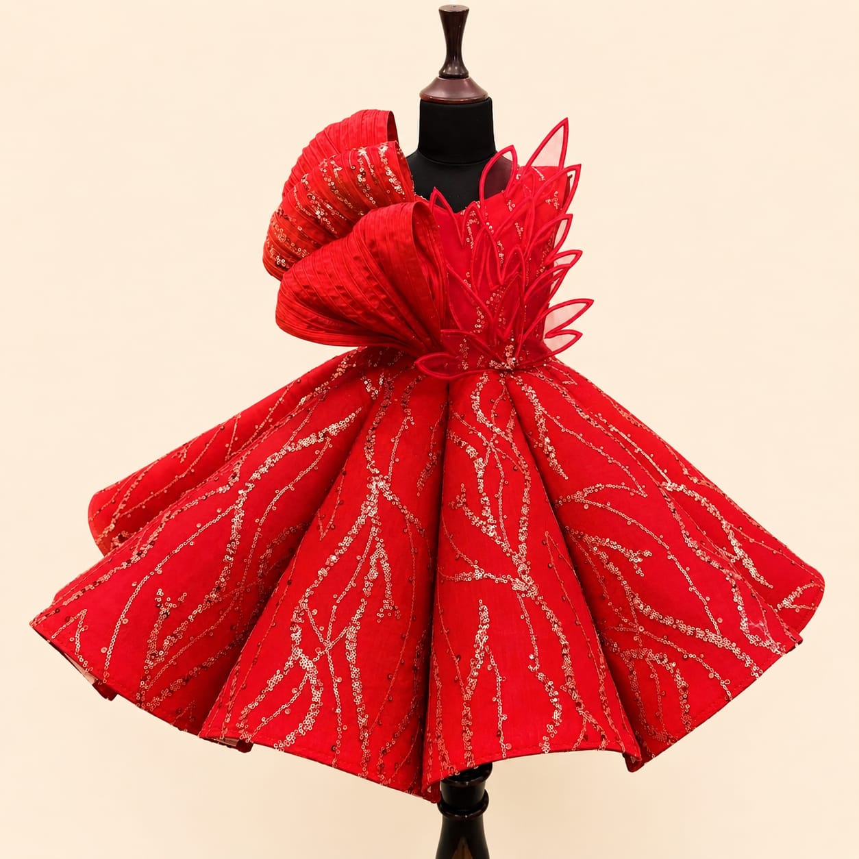 Luxury Girls’ Dress | Premium Girls’ Party Gown | Birthday Dress |By Lunaria Couture
