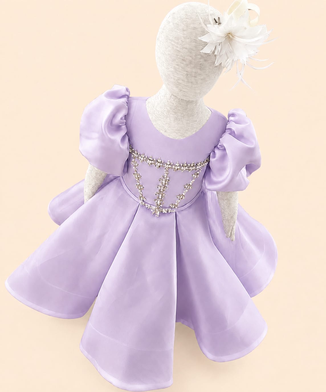 Premium Elegant Girls’ Dress |By Lunaria Couture