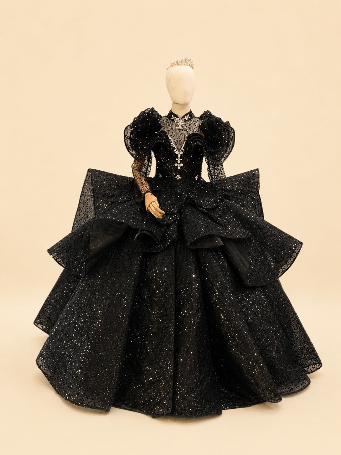 Royal Fleur Luxury Embroidered Gown