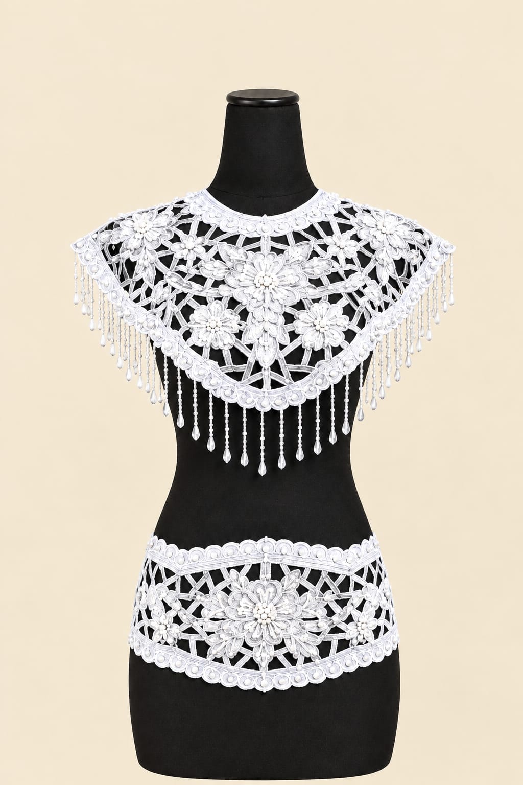 Luxury Gold Floral Shoulder & Waist Accessory |By Lunaria Couture