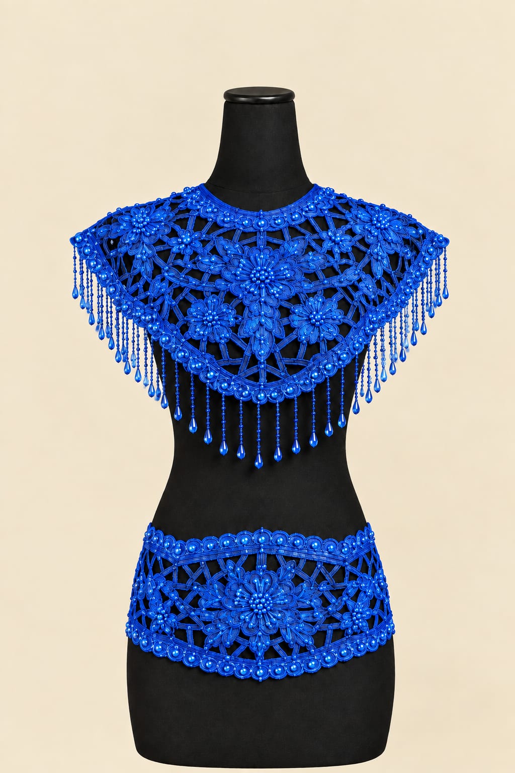 Luxury Gold Floral Shoulder & Waist Accessory |By Lunaria Couture