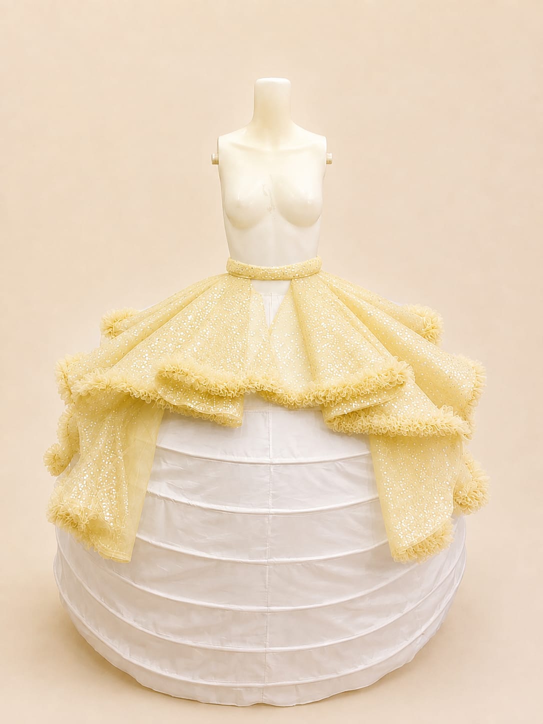 Peplum Wave Bridal Belt Ornament