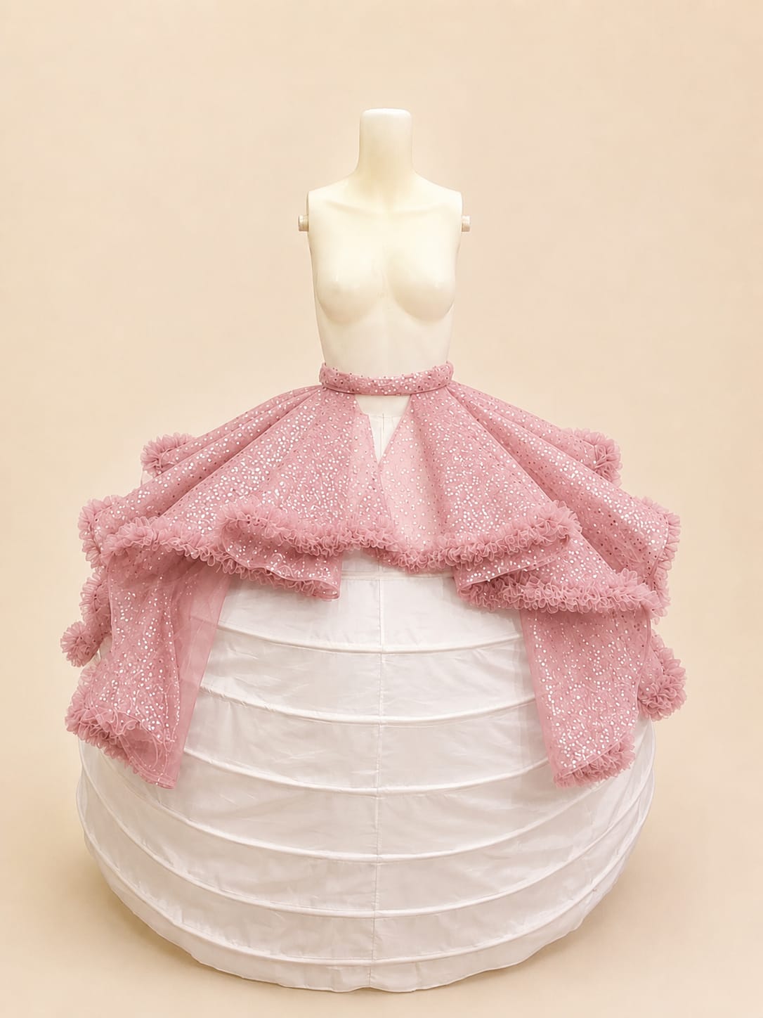 Peplum Wave Bridal Belt Ornament