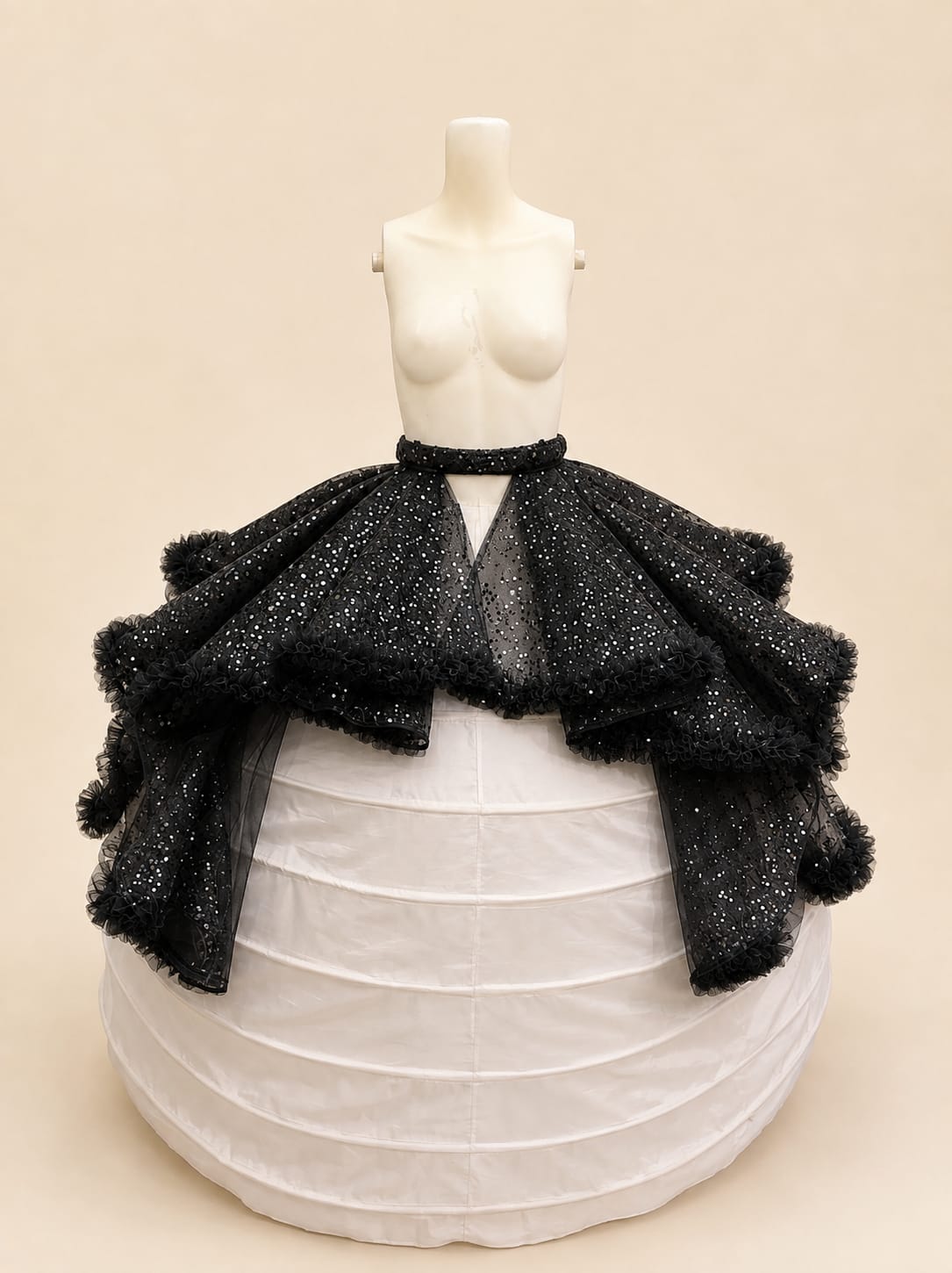 Peplum Wave Bridal Belt Ornament