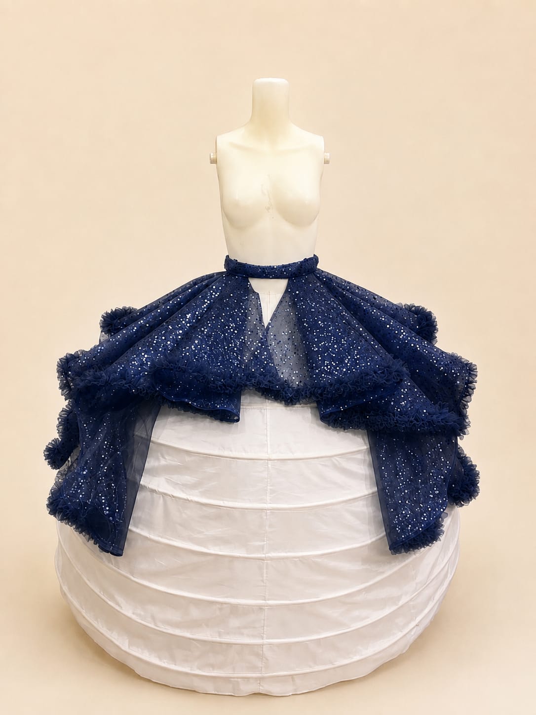 Peplum Wave Bridal Belt Ornament