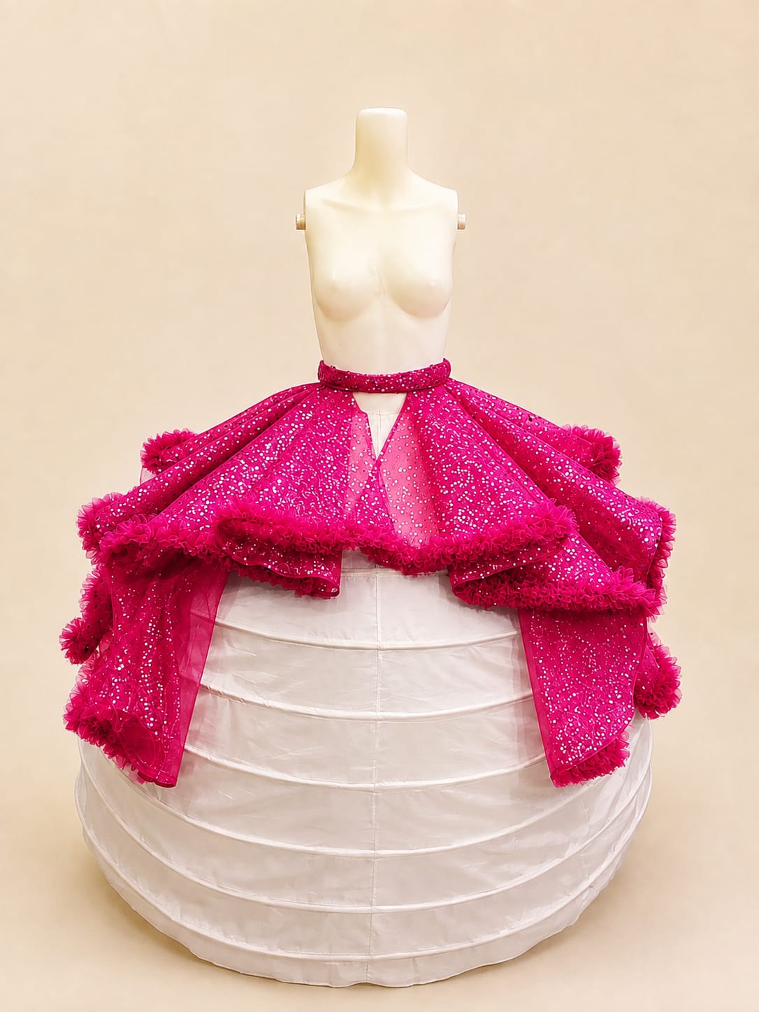 Peplum Wave Bridal Belt Ornament