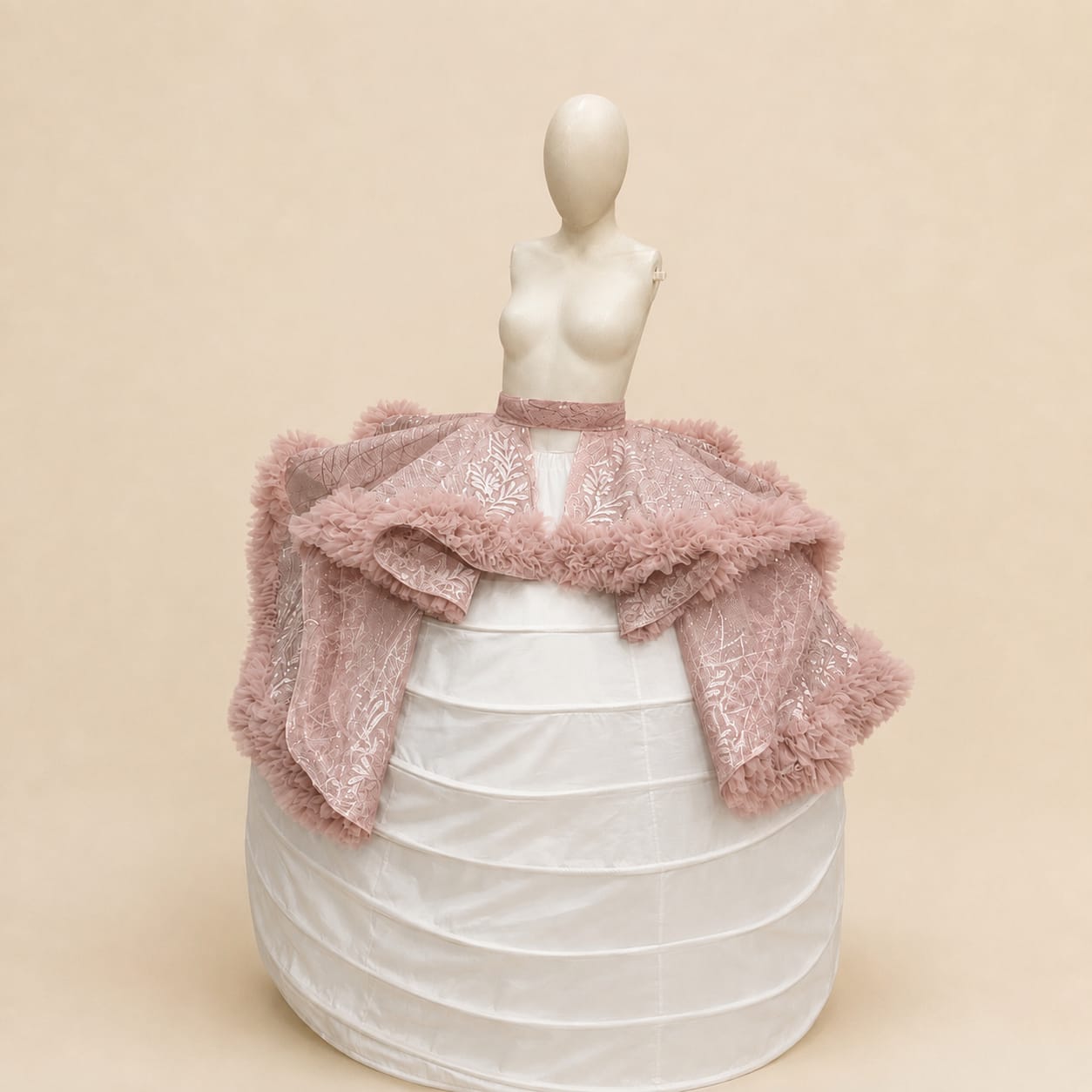 Peplum Wave Bridal Belt Ornament