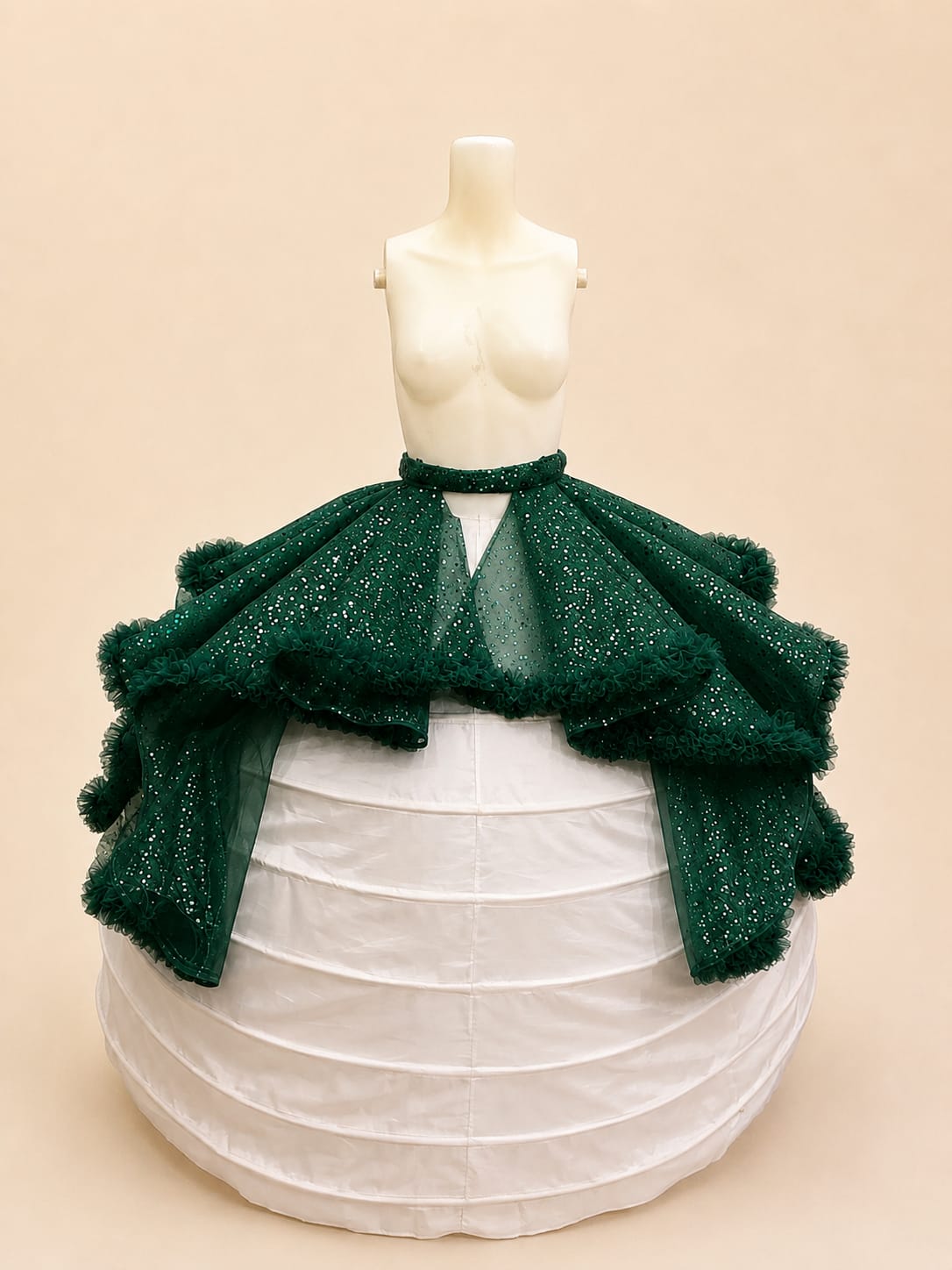 Peplum Wave Bridal Belt Ornament
