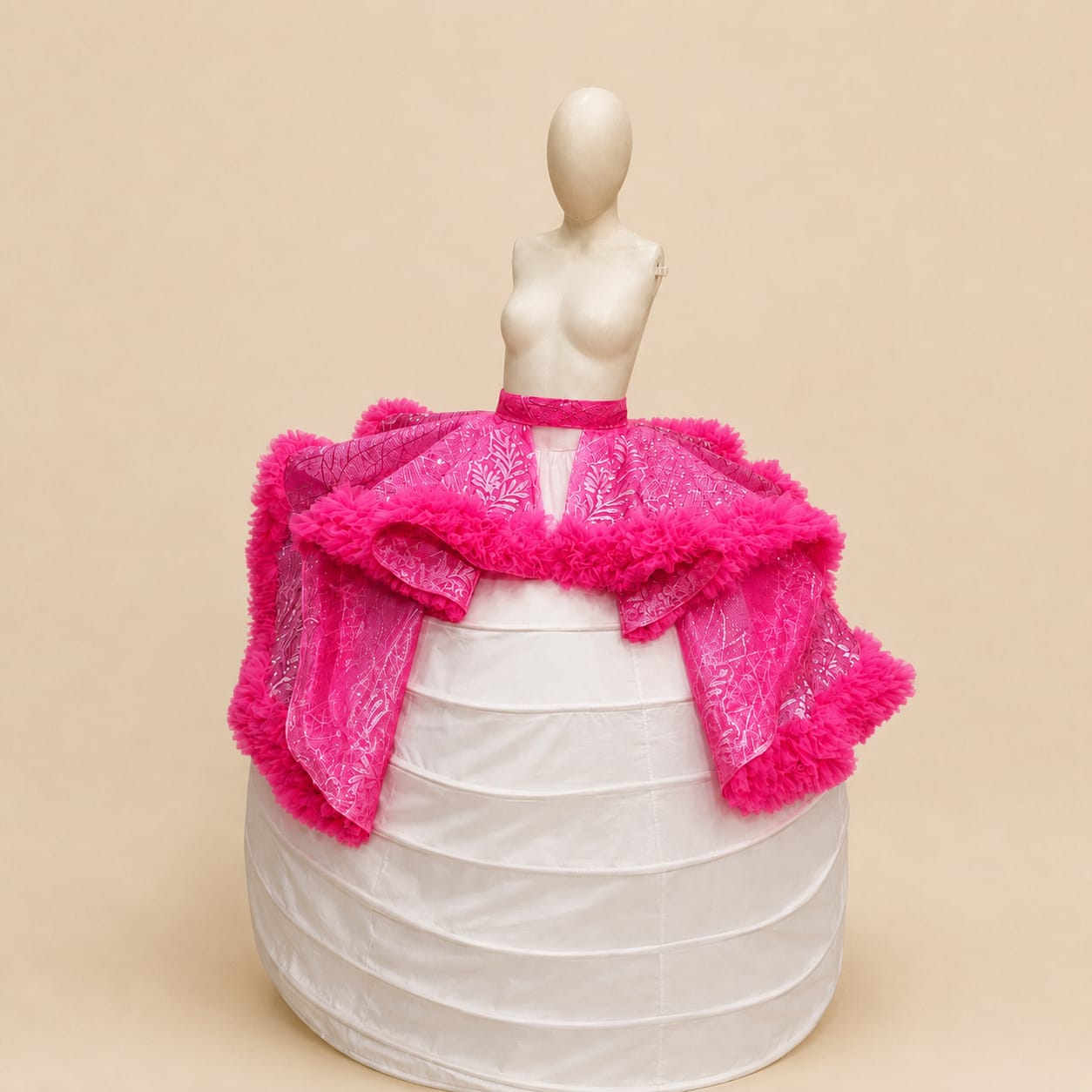 Peplum Wave Bridal Belt Ornament