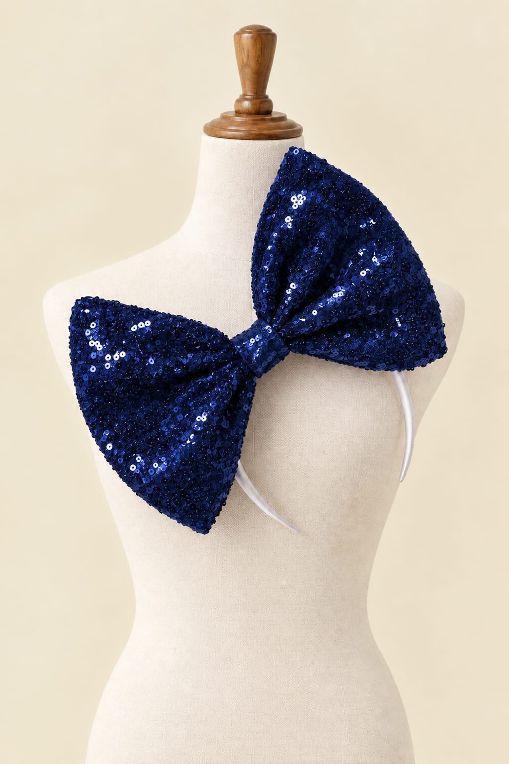 Sequin Large Bow Headband for Parties