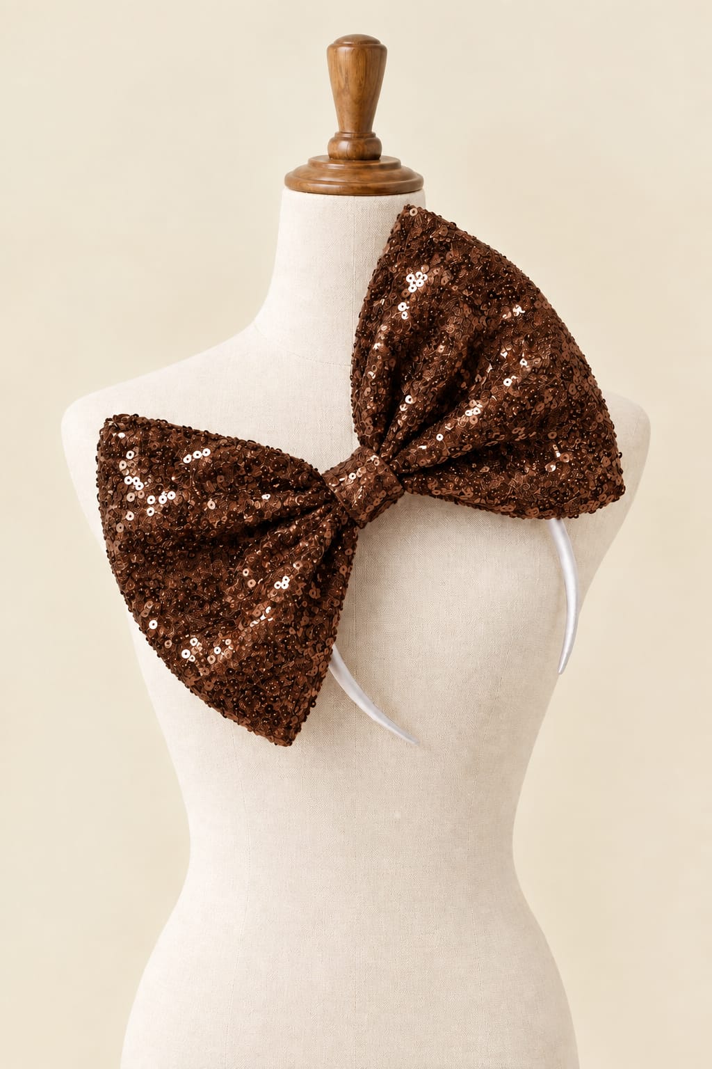 Sequin Large Bow Headband for Parties