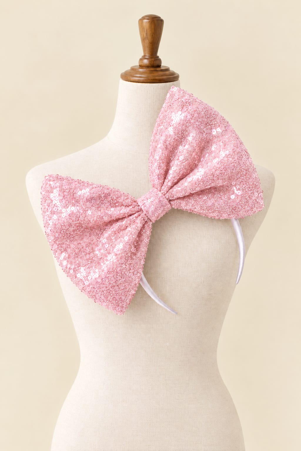 Sequin Large Bow Headband for Parties