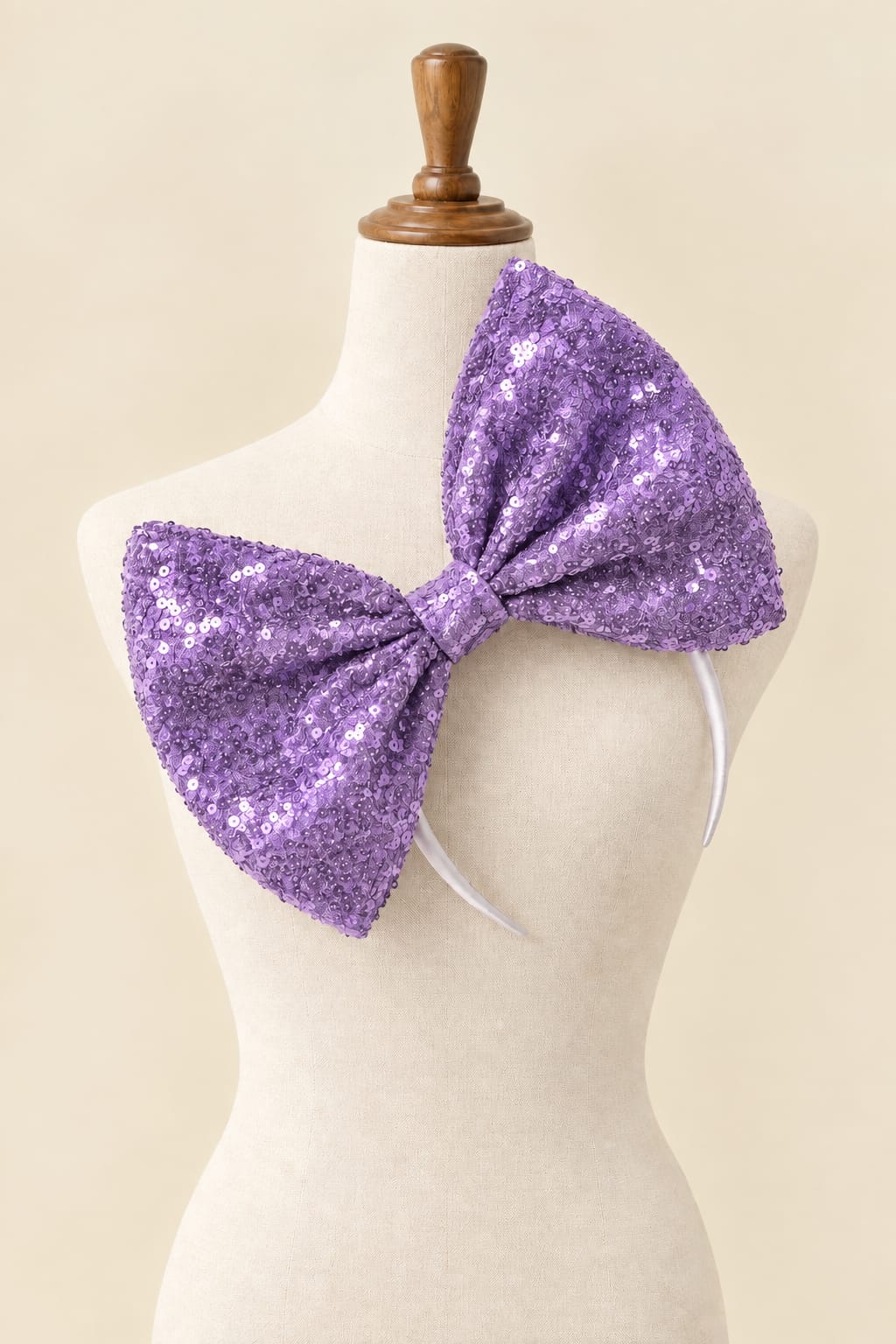 Sequin Large Bow Headband for Parties