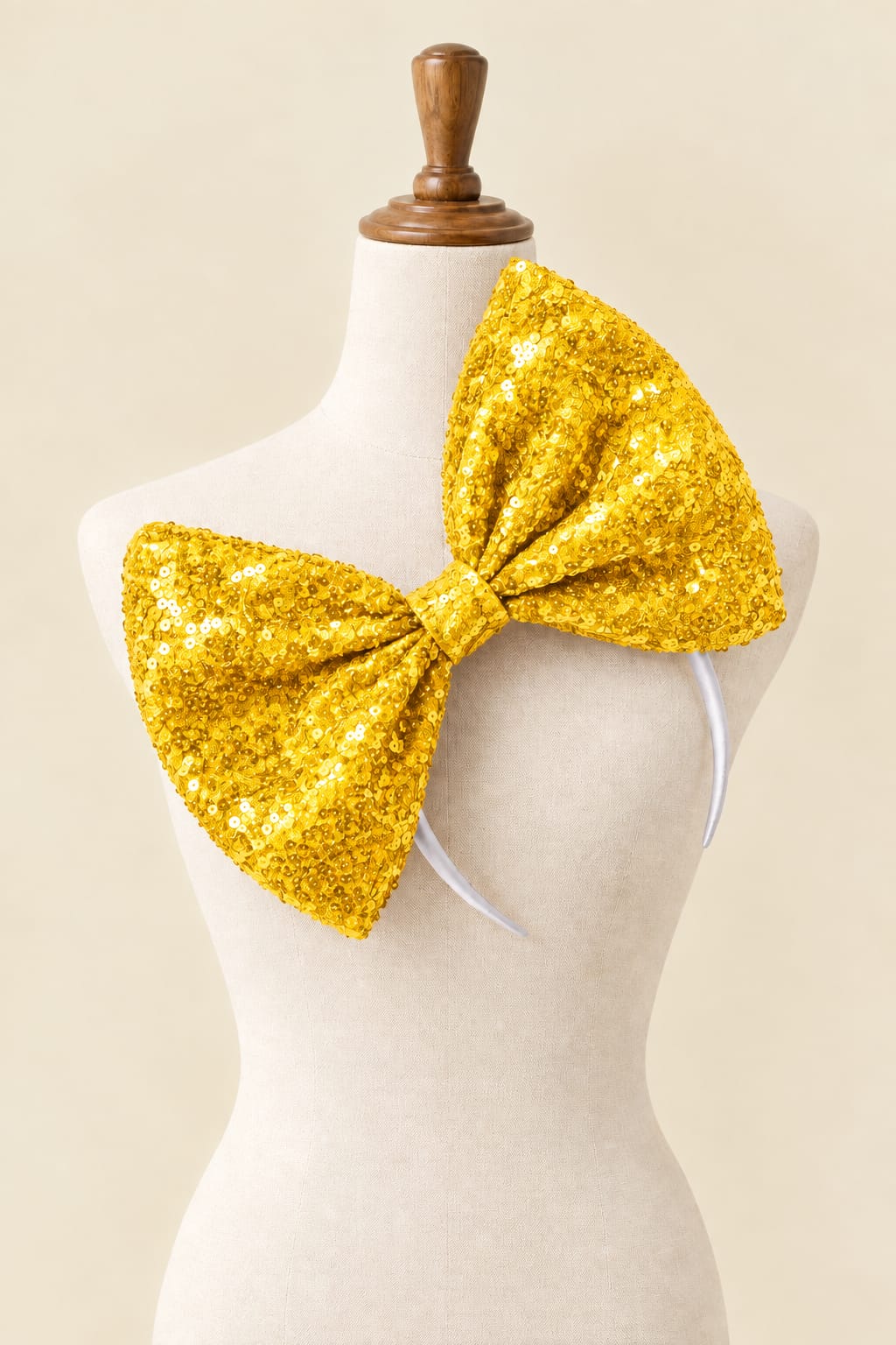 Sequin Large Bow Headband for Parties