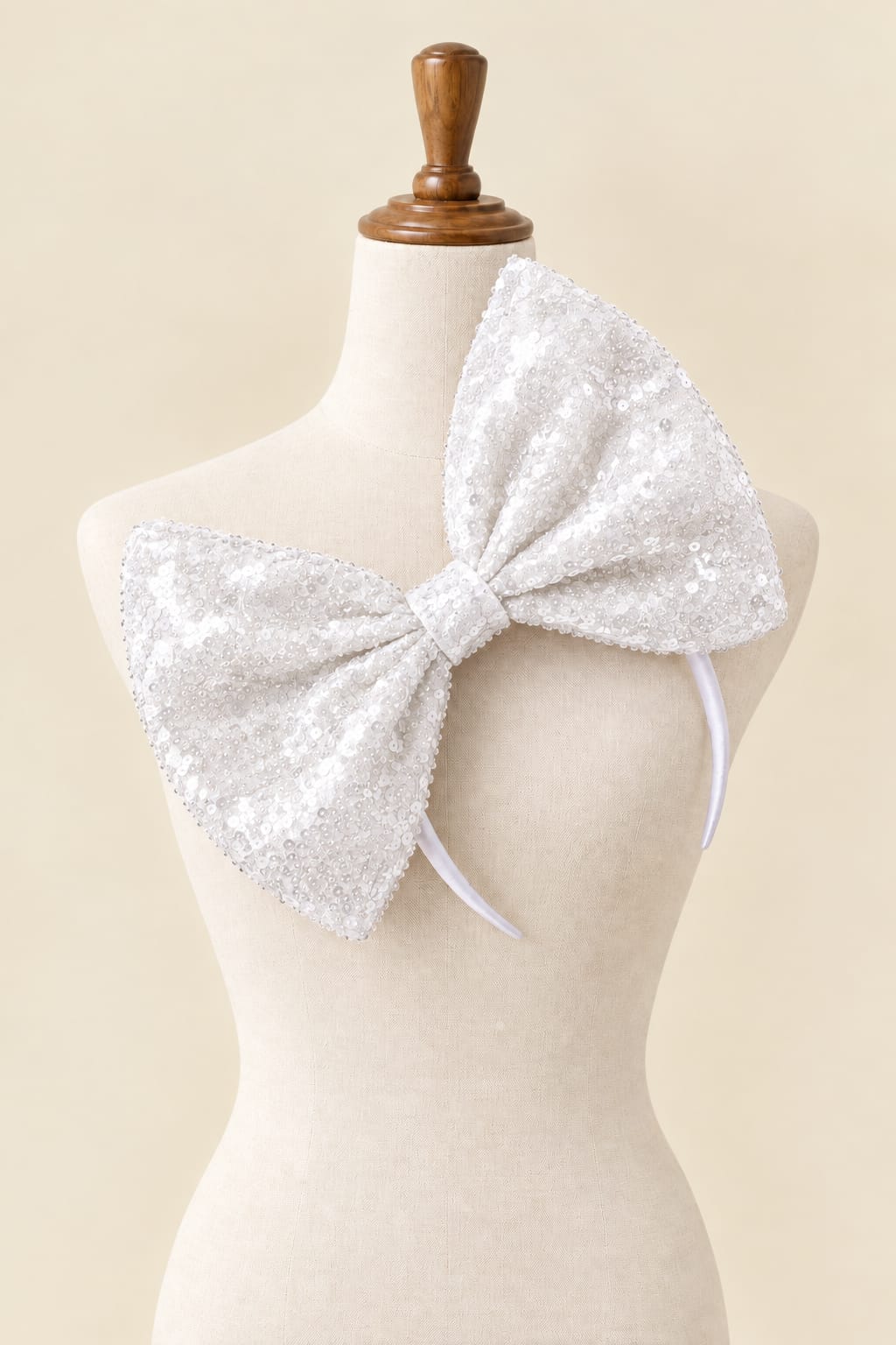 Sequin Large Bow Headband for Parties