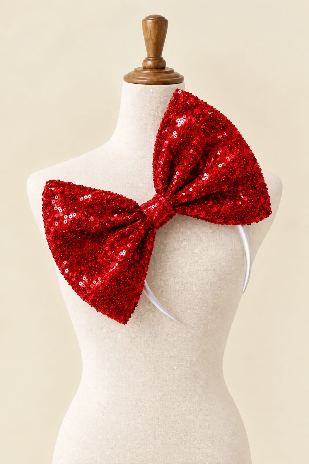 Sequin Large Bow Headband for Parties