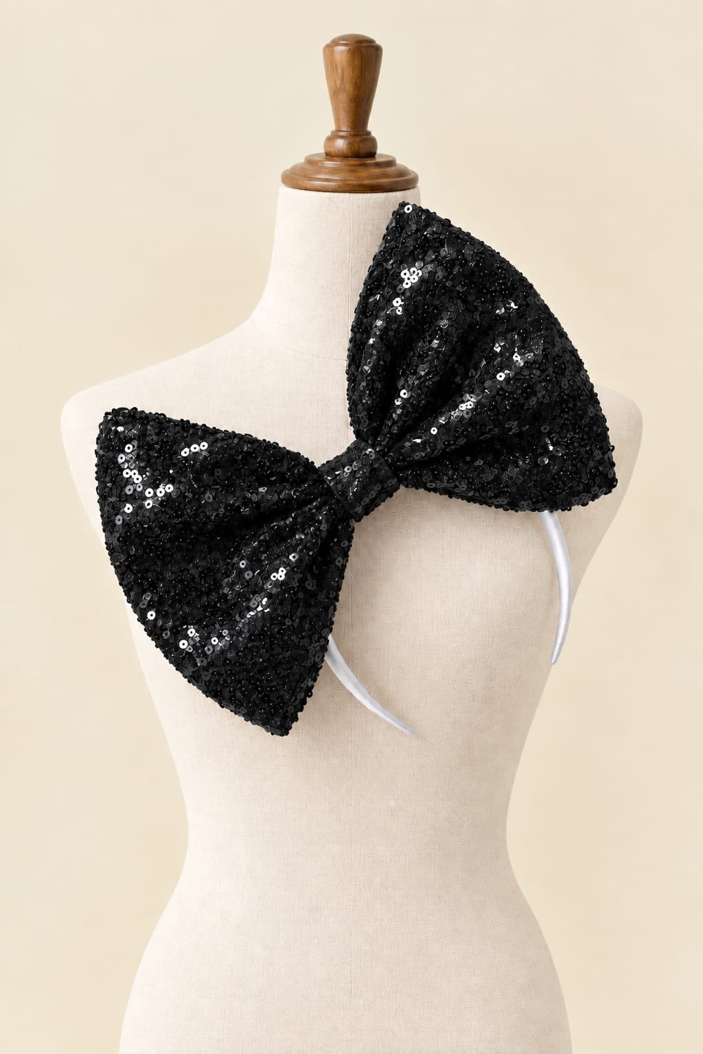 Sequin Large Bow Headband for Parties