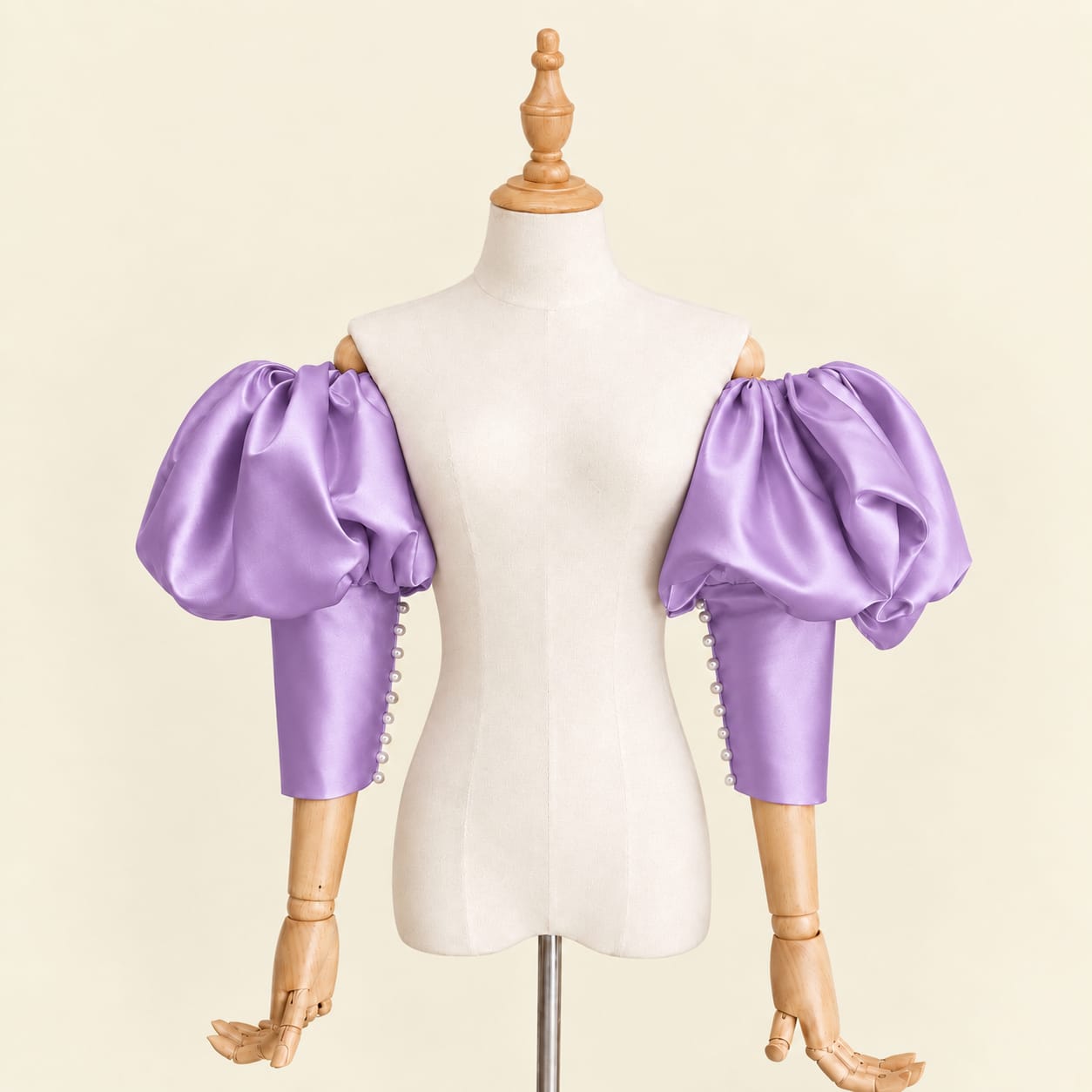 Luxury Balloon Sleeve Wedding Gown Accessory