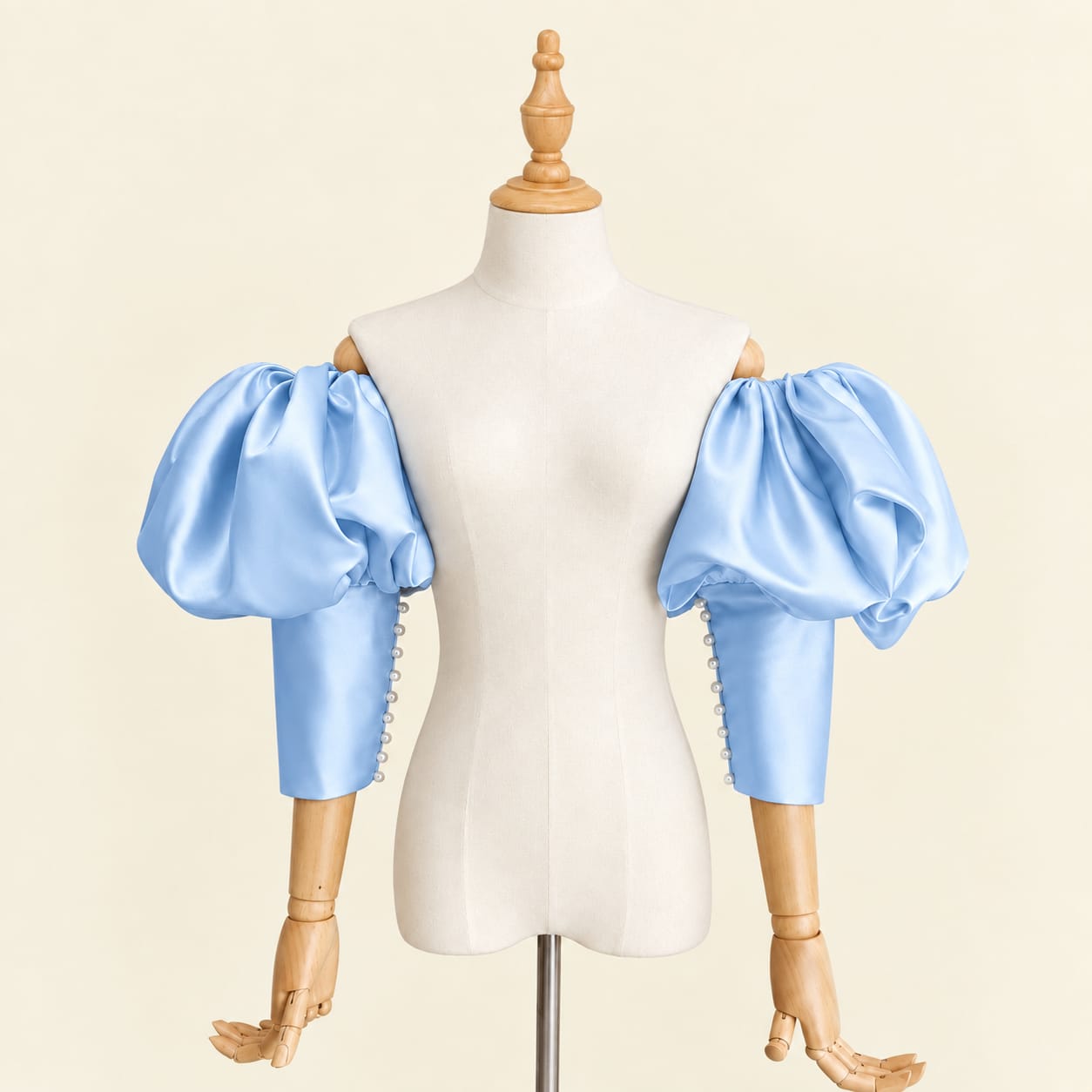 Luxury Balloon Sleeve Wedding Gown Accessory